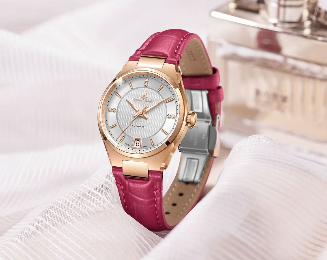 Ernest Borel Heritage  Silver Dial 32.50 mm Automatic Watch For Women - 3