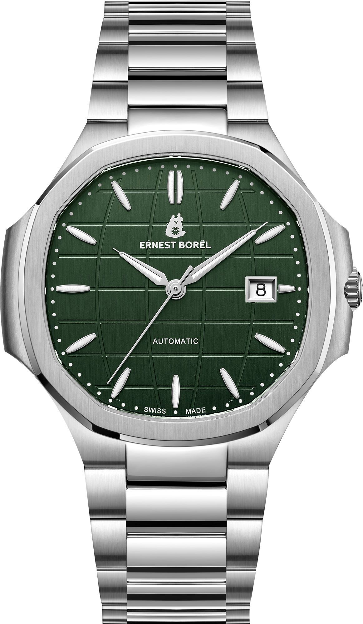 Ernest Borel Retro  Green Dial 46.50 mm Automatic Watch For Men - 1