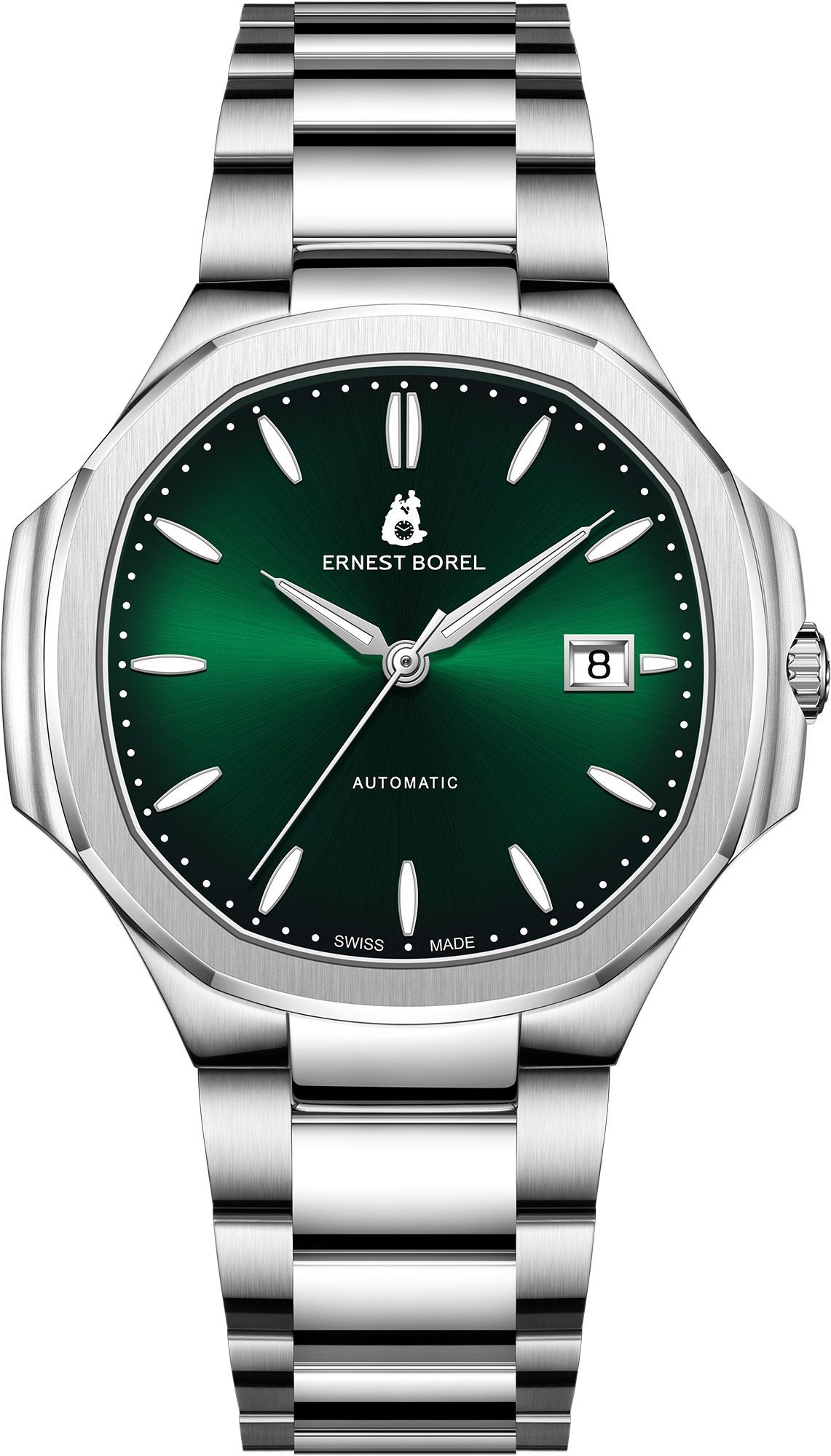 Ernest Borel Retro  Green Dial 46.50 mm Automatic Watch For Men - 1