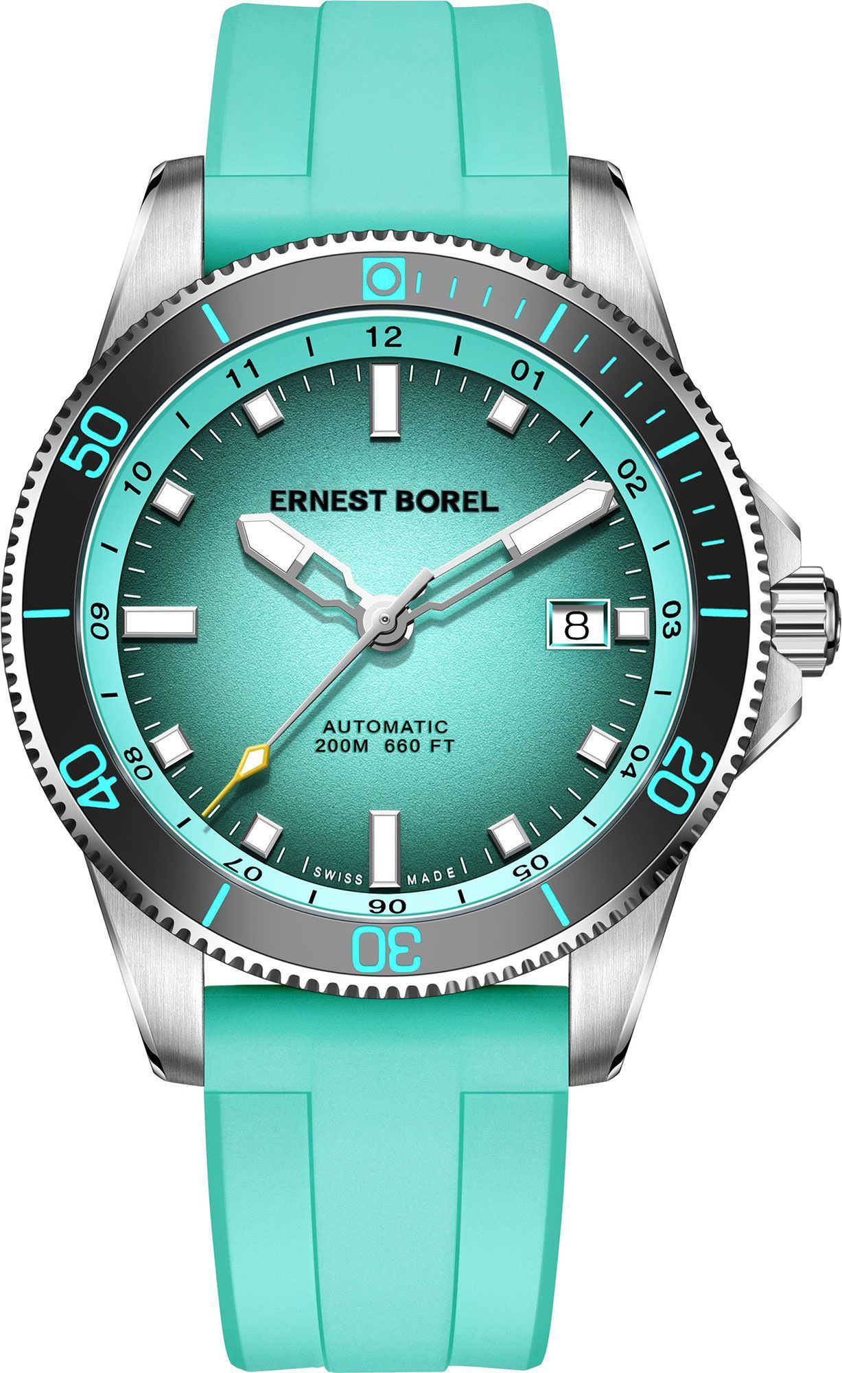 Ernest Borel Sage  Turquoise Dial 41 mm Automatic Watch For Men - 1