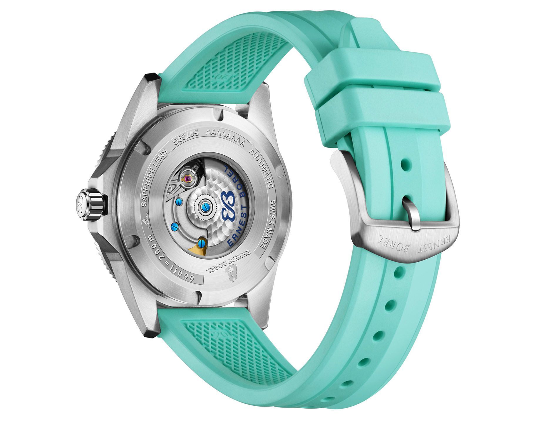Ernest Borel Sage  Turquoise Dial 41 mm Automatic Watch For Men - 2