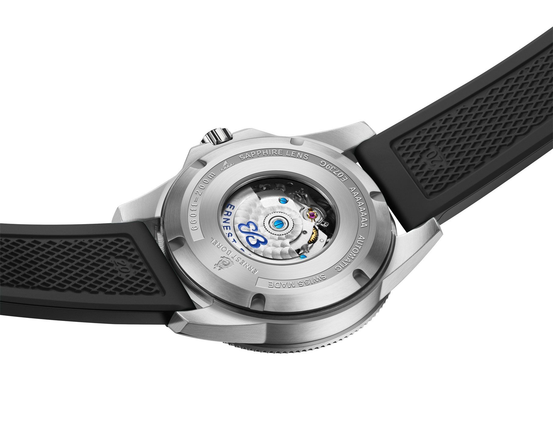 Ernest Borel Sage  Black Dial 42 mm Automatic Watch For Men - 2