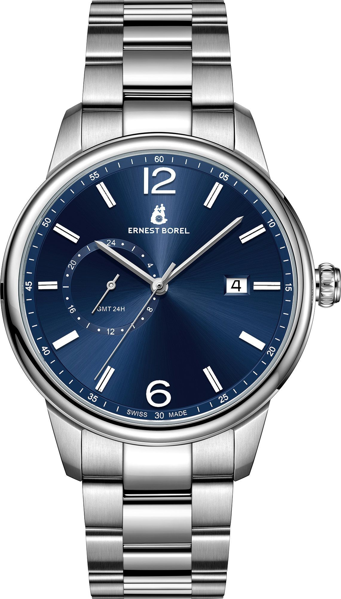 Ernest Borel Urban  Blue Dial 42 mm Quartz Watch For Men - 1