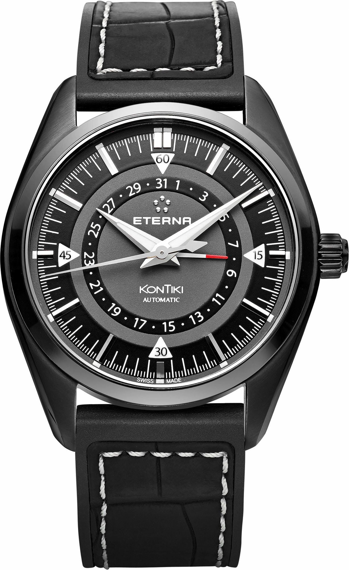 Eterna KonTiki  Anthracite Dial 42 mm Automatic Watch For Men - 1