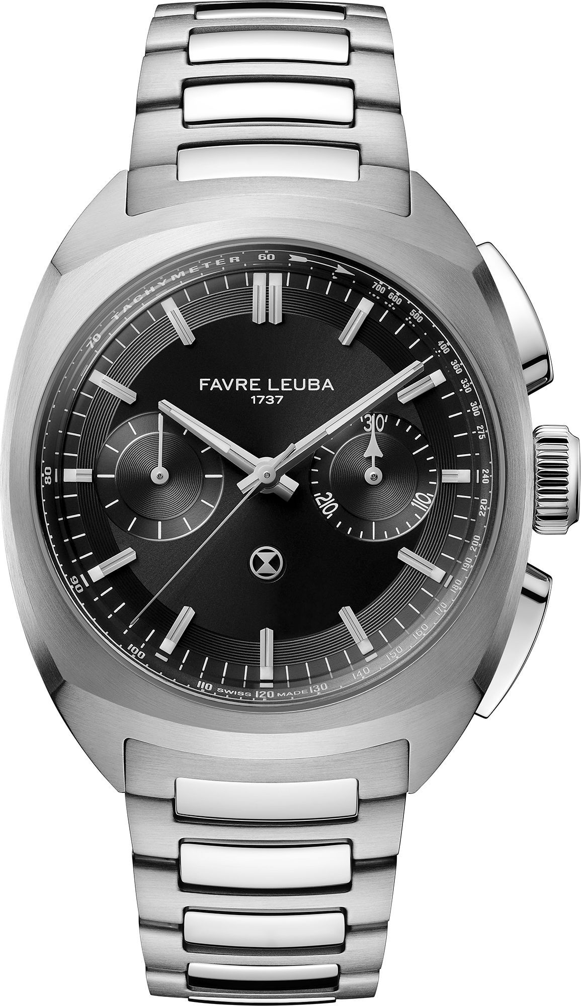 Favre Leuba Chief Chief Chronograph Black Dial 41 mm Automatic Watch For Men - 1