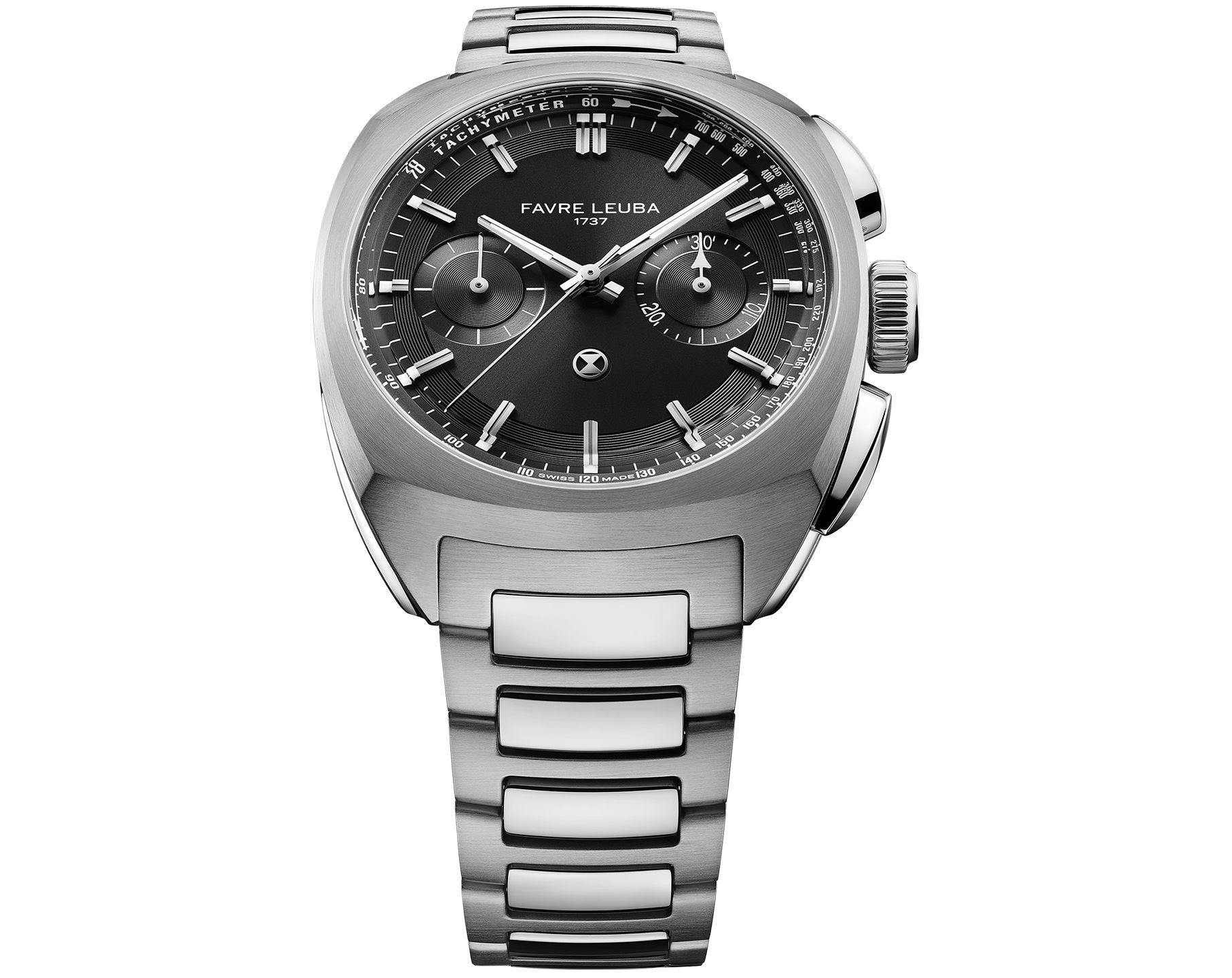 Favre Leuba Chief Chief Chronograph Black Dial 41 mm Automatic Watch For Men - 9
