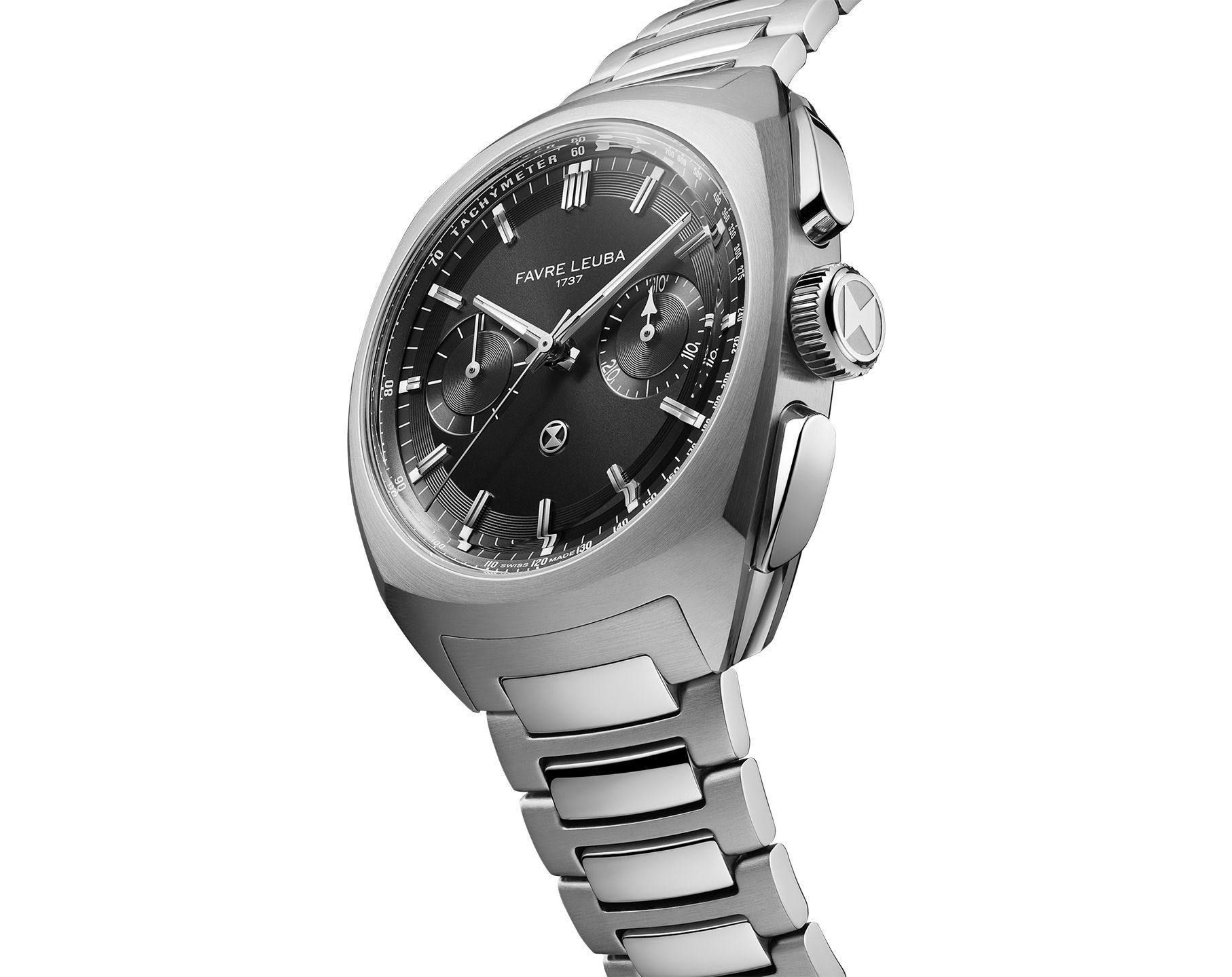 Favre Leuba Chief Chief Chronograph Black Dial 41 mm Automatic Watch For Men - 7