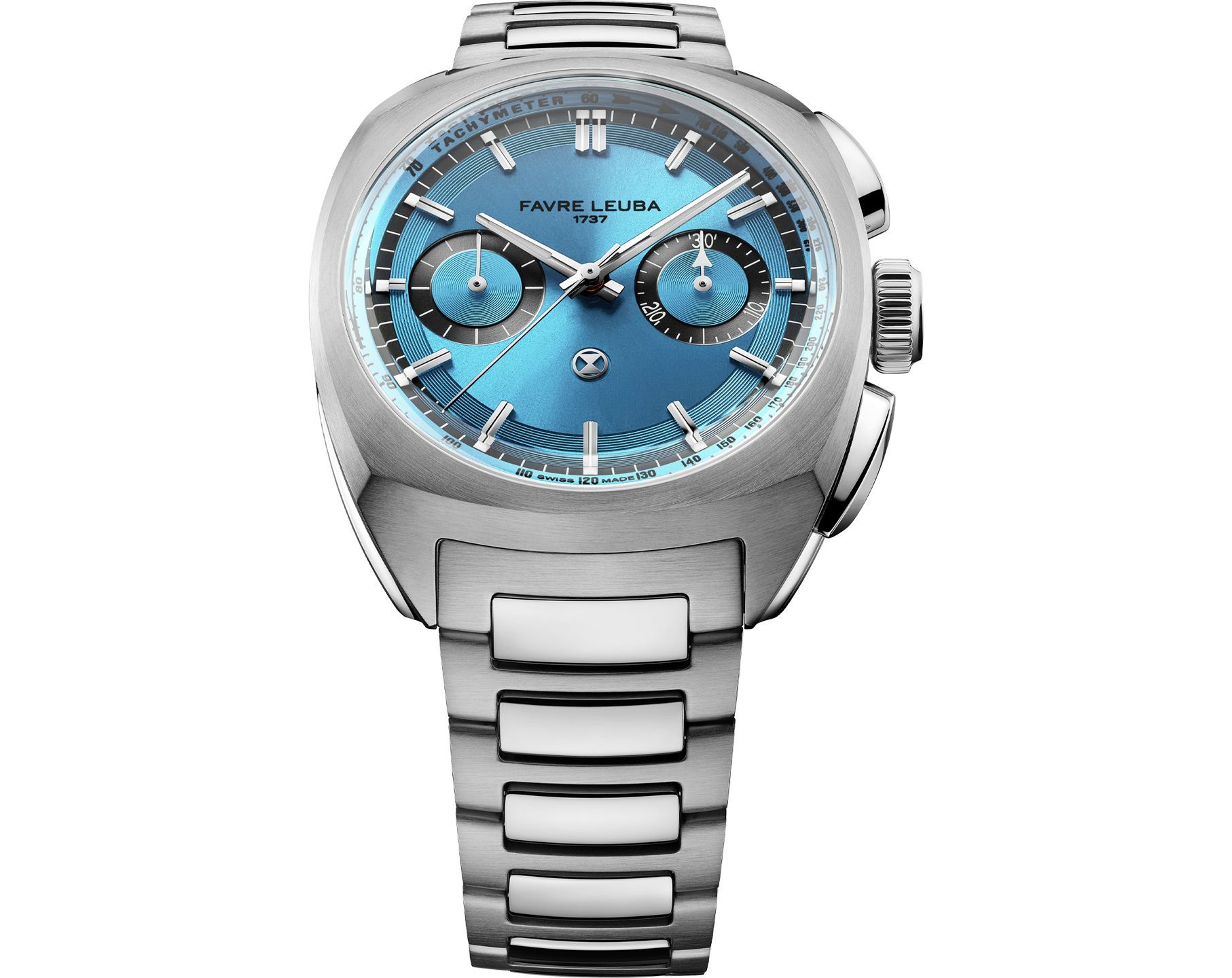 Favre Leuba Chief Chief Chronograph Blue Dial 41 mm Automatic Watch For Men - 4