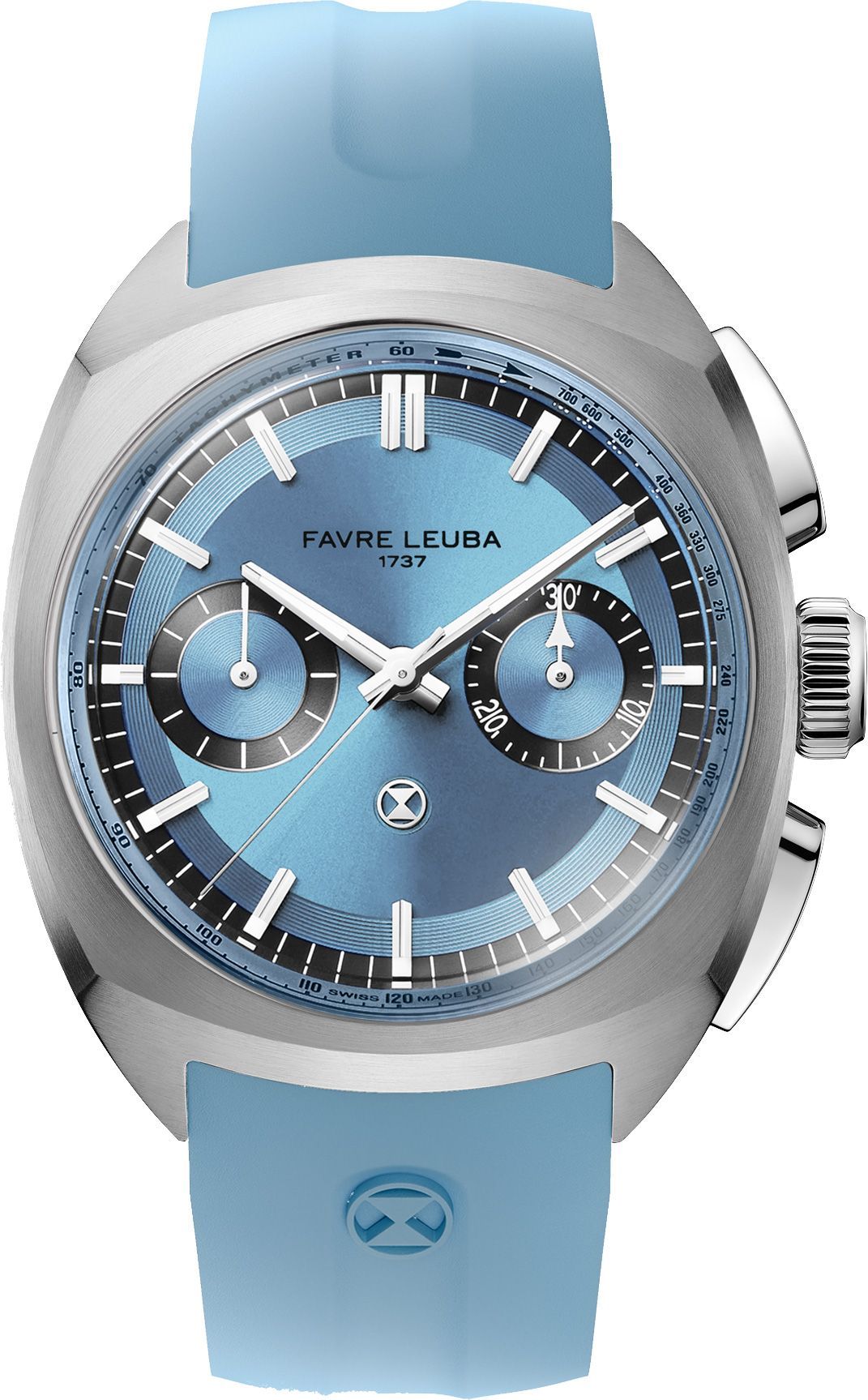 Favre Leuba Chief Chief Chronograph Blue Dial 41 mm Automatic Watch For Men - 1
