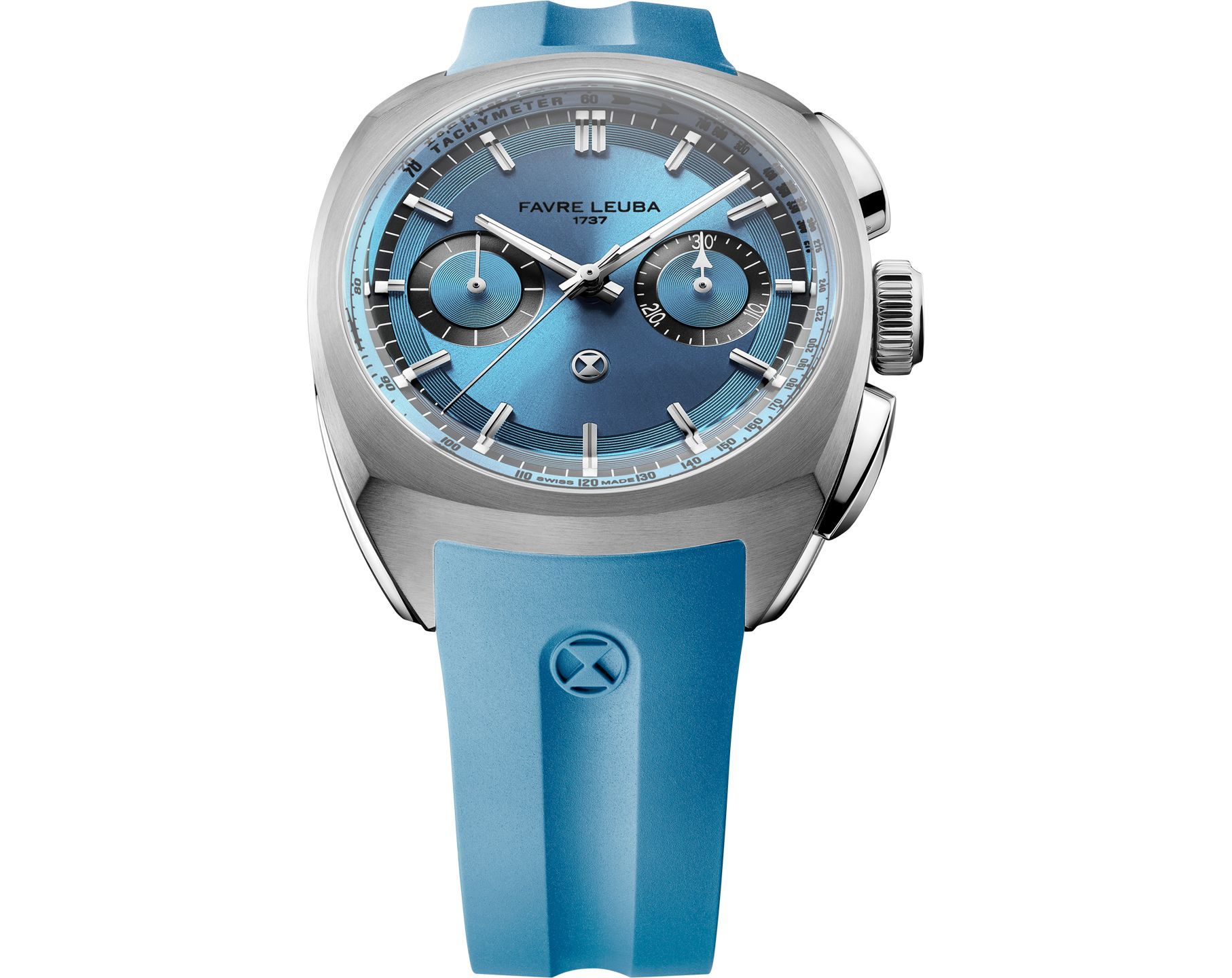 Favre Leuba Chief Chief Chronograph Blue Dial 41 mm Automatic Watch For Men - 5
