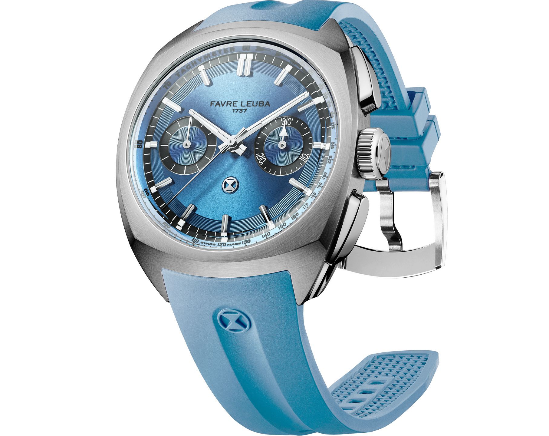 Favre Leuba Chief Chief Chronograph Blue Dial 41 mm Automatic Watch For Men - 4