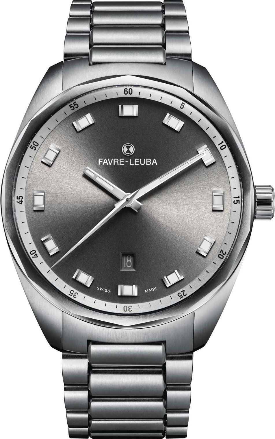 Favre Leuba Sky Chief Date  Anthracite Dial 43 mm Automatic Watch For Men - 1