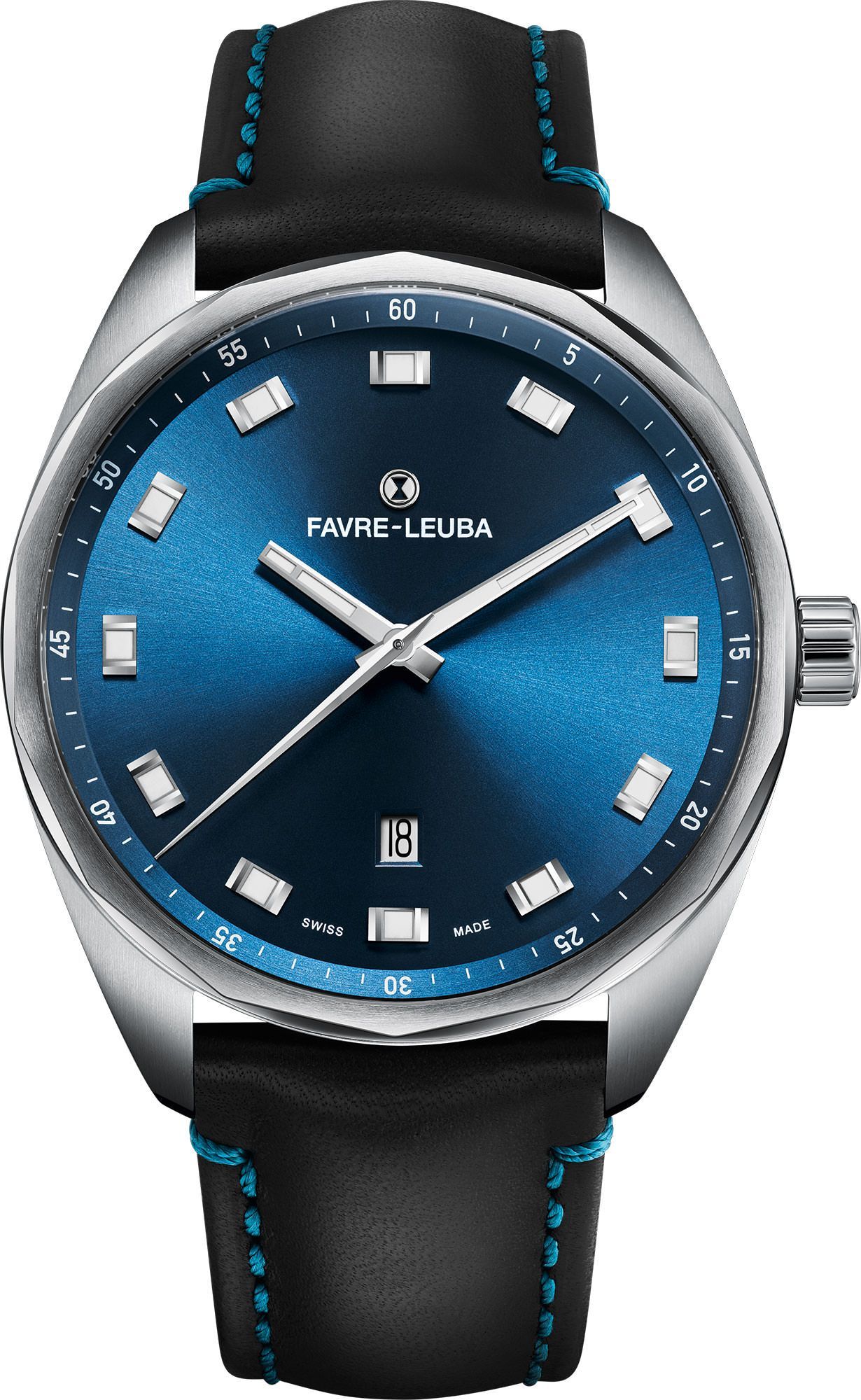 Favre Leuba Sky Chief Date  Blue Dial 43 mm Automatic Watch For Men - 1