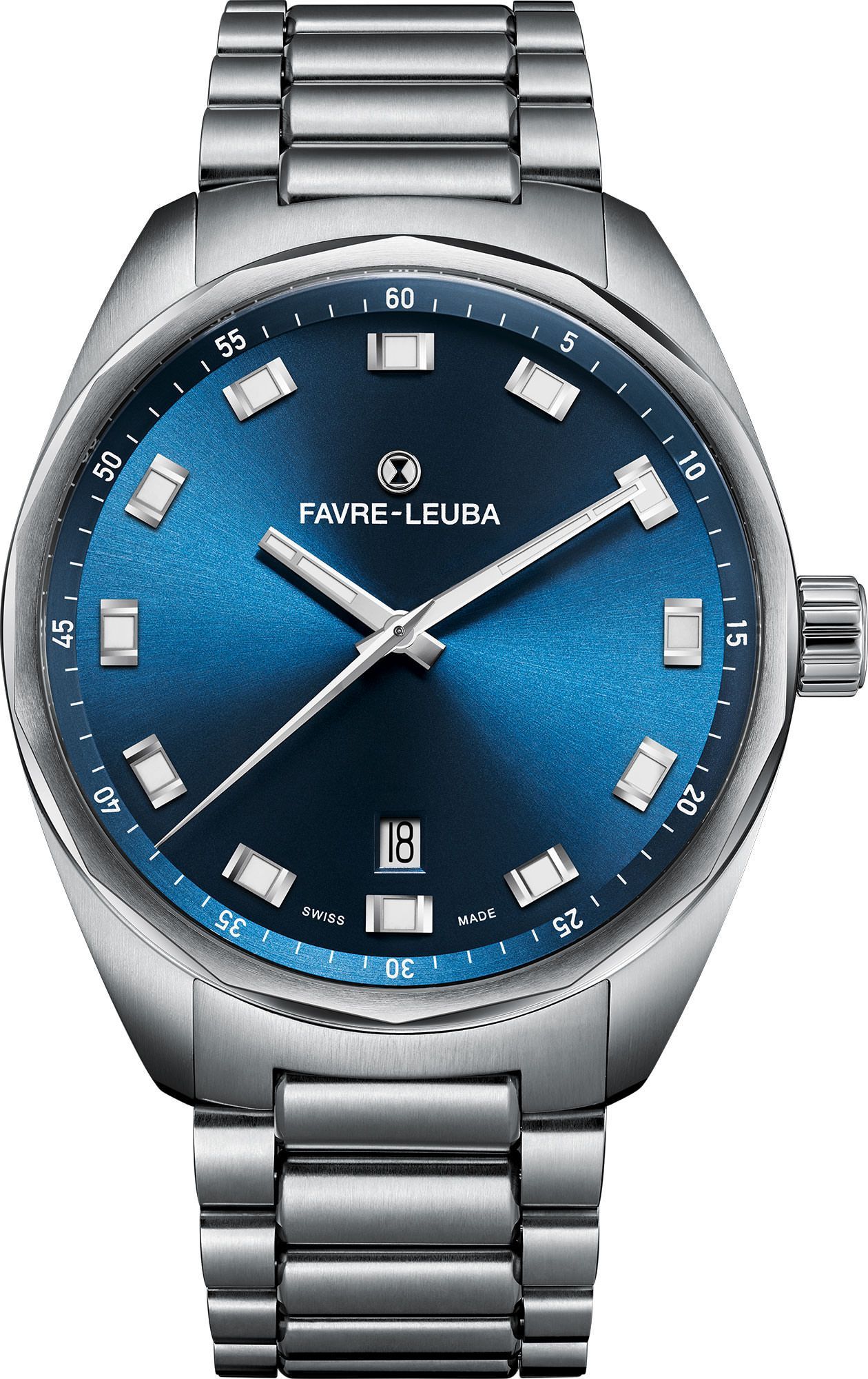 Favre Leuba Sky Chief Date  Blue Dial 40 mm Automatic Watch For Men - 1