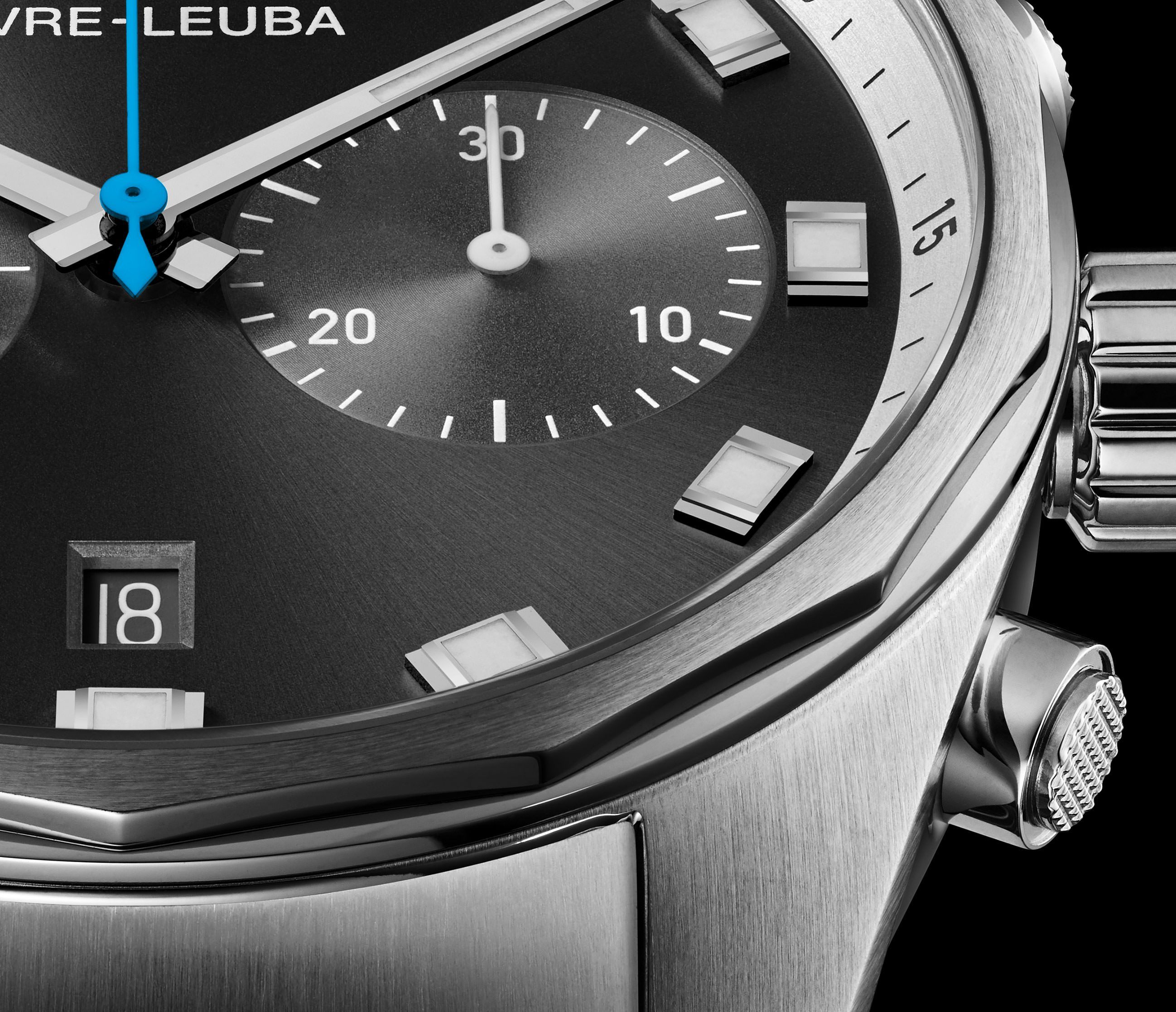 Favre Leuba Sky Chief Chronograph  Black Dial 43 mm Automatic Watch For Men - 6
