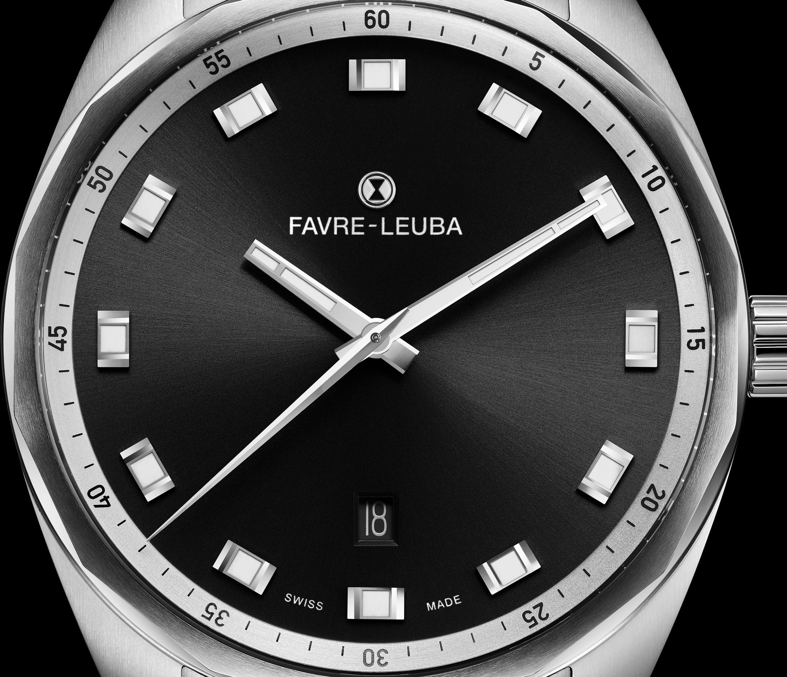 Favre Leuba Sky Chief Date  Black Dial 43 mm Automatic Watch For Men - 3