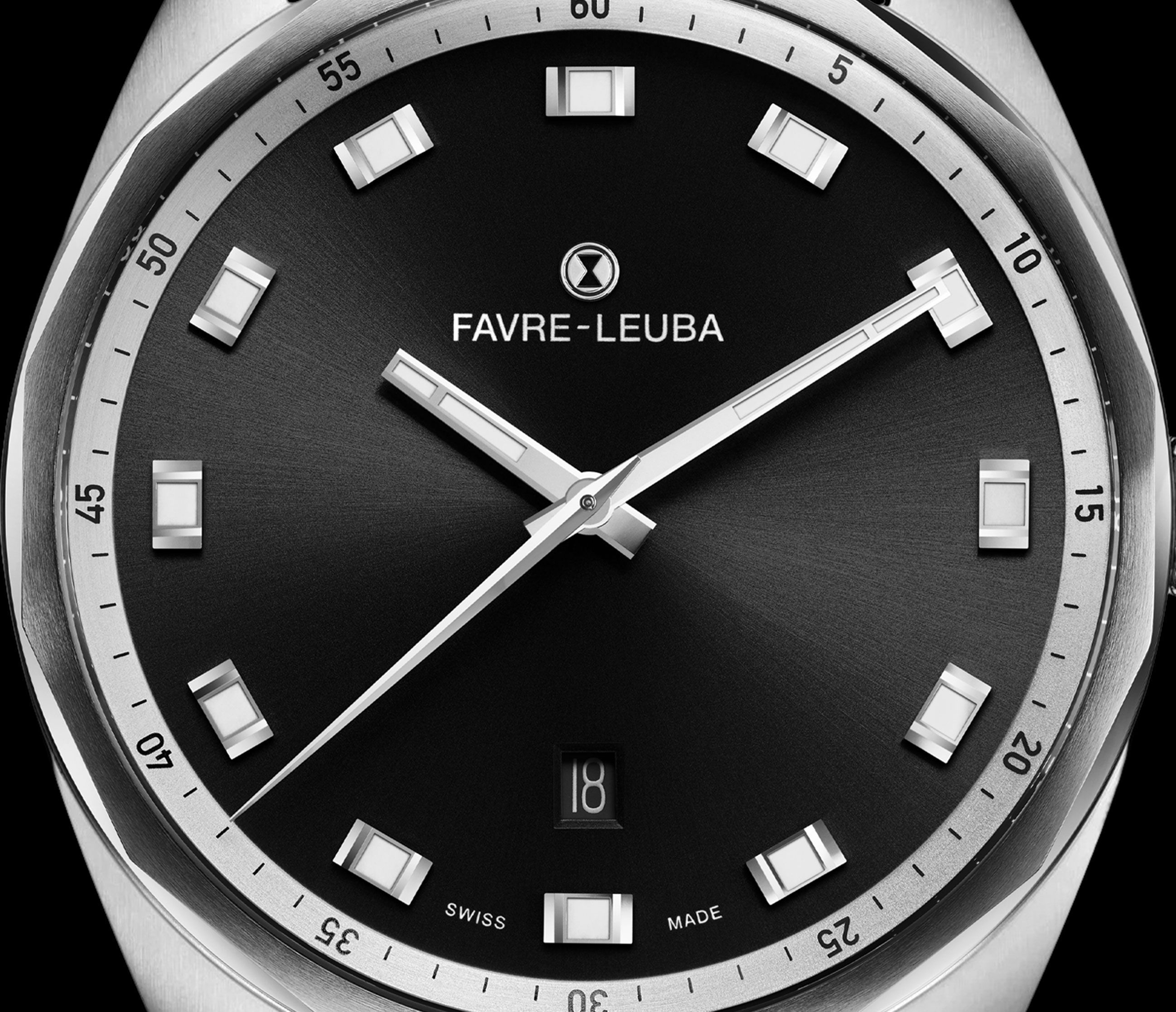 Favre Leuba Sky Chief Date  Black Dial 43 mm Automatic Watch For Men - 3