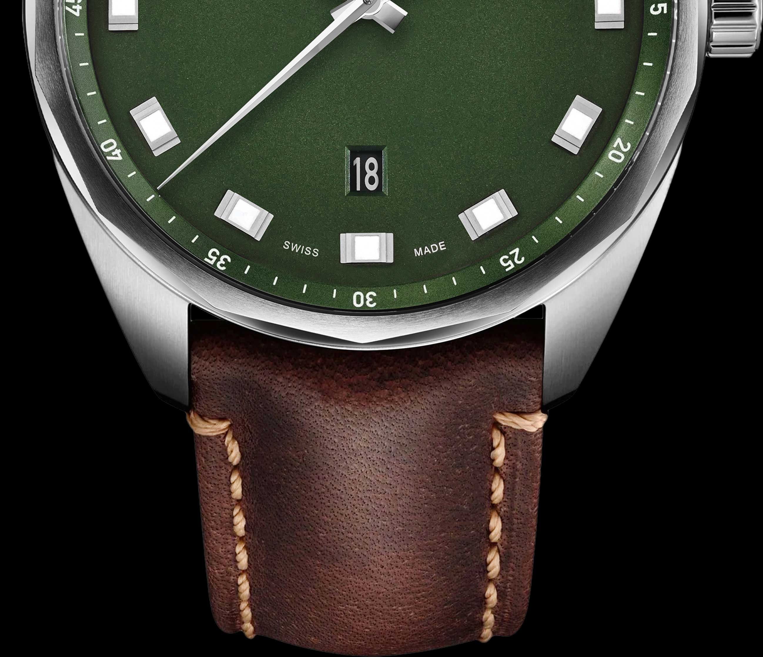 Favre Leuba Sky Chief Date  Green Dial 43 mm Automatic Watch For Men - 4