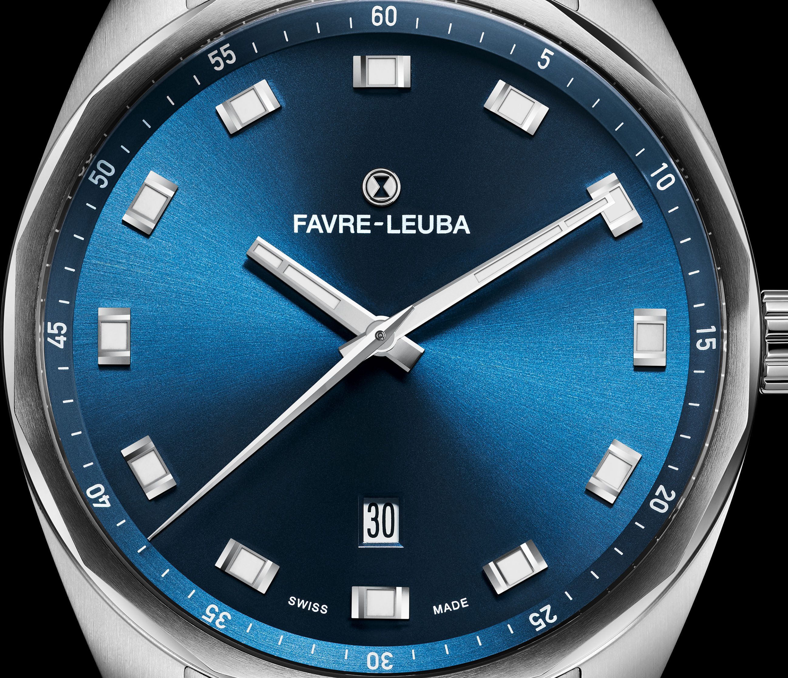 Favre Leuba Sky Chief Date  Blue Dial 43 mm Automatic Watch For Men - 3