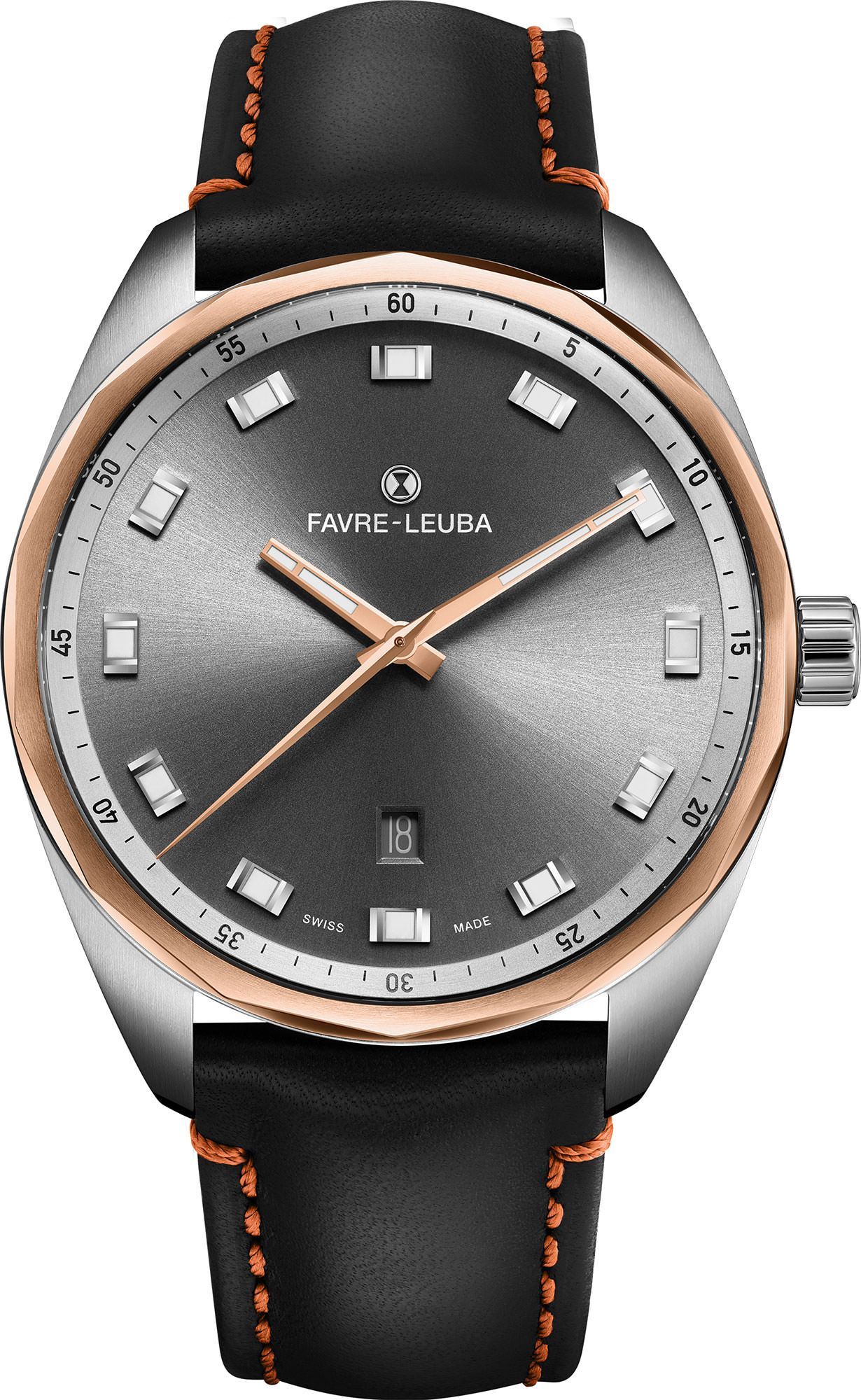 Favre Leuba Sky Chief Date  Anthracite Dial 40 mm Automatic Watch For Men - 1