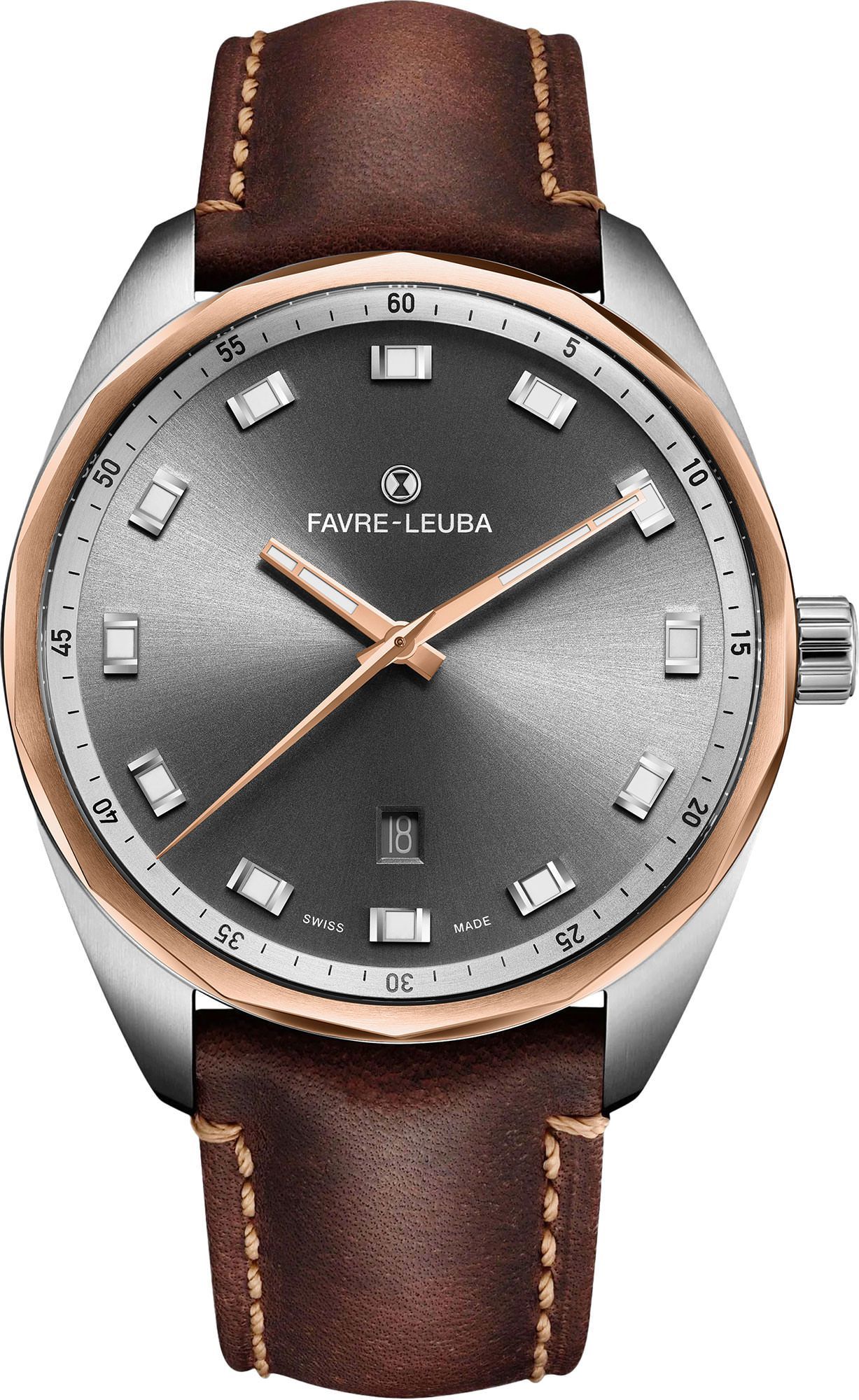Favre Leuba Sky Chief Date  Anthracite Dial 40 mm Automatic Watch For Men - 1
