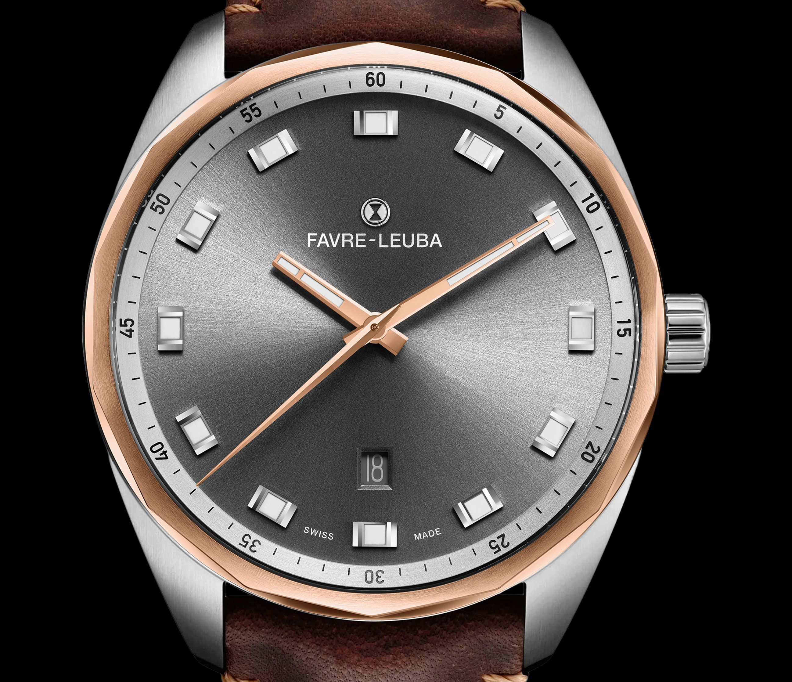 Favre Leuba Sky Chief Date  Anthracite Dial 40 mm Automatic Watch For Men - 2