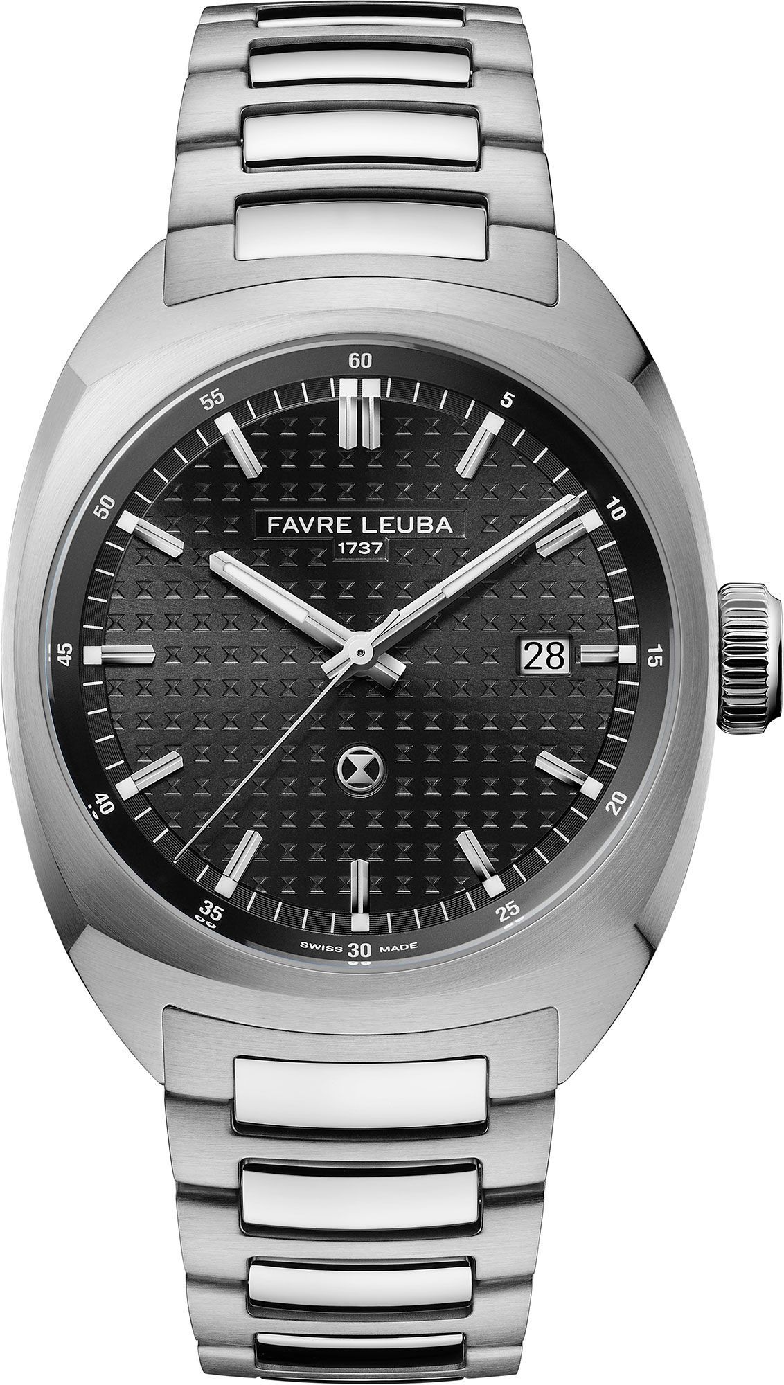 Favre Leuba Chief Chief Date Black Dial 40 mm Automatic Watch For Men - 1