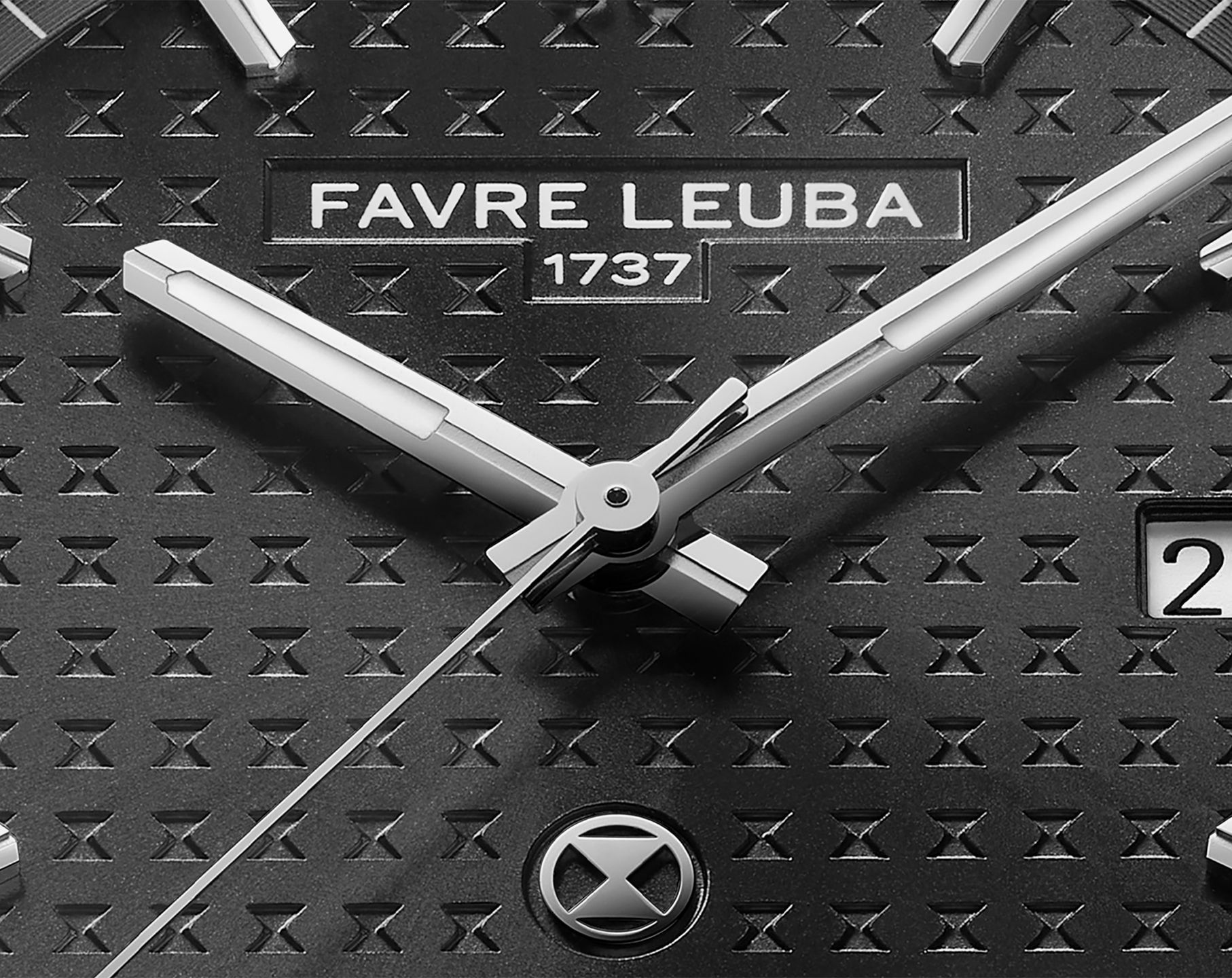 Favre Leuba Chief Chief Date Black Dial 40 mm Automatic Watch For Men - 3