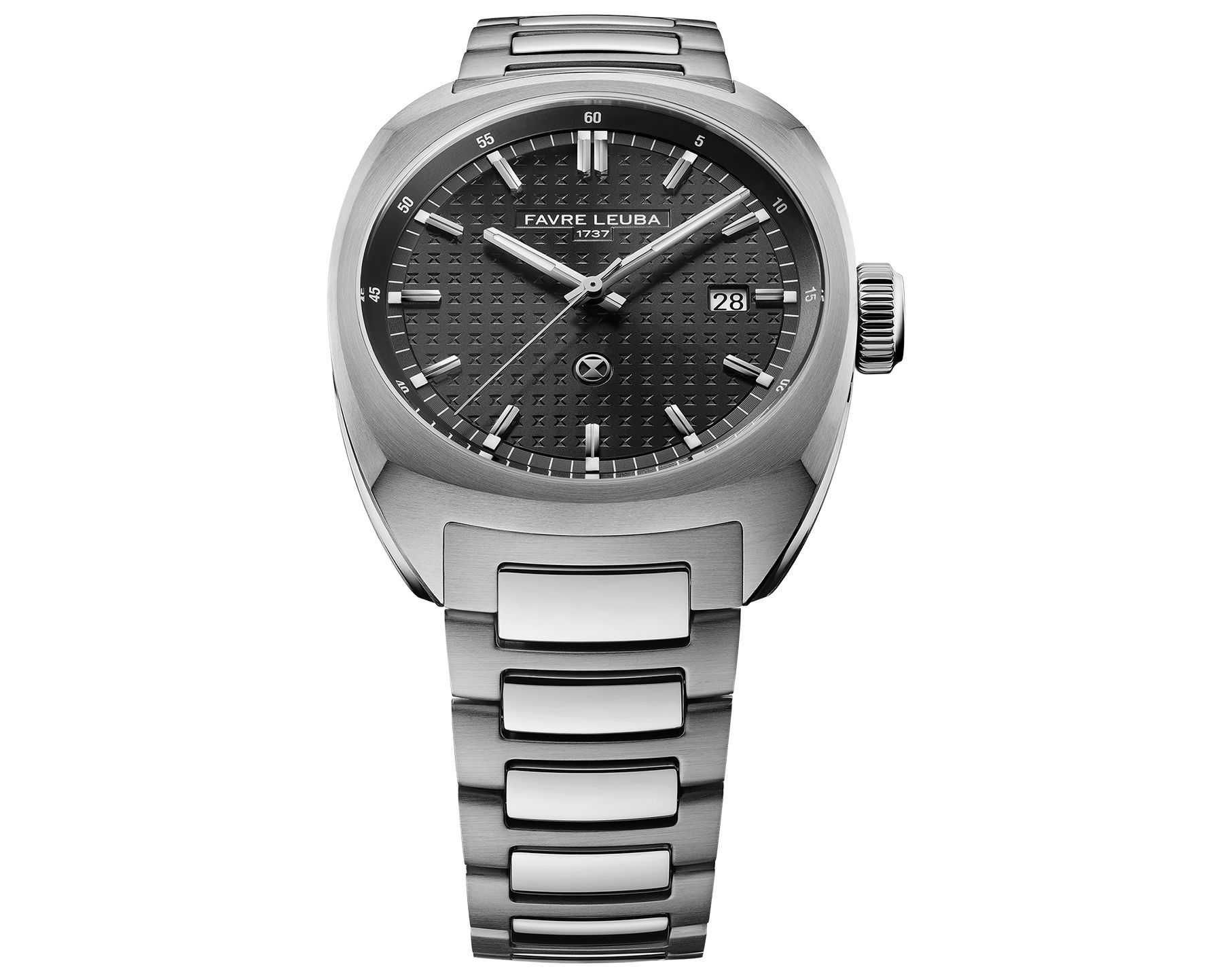 Favre Leuba Chief Chief Date Black Dial 40 mm Automatic Watch For Men - 8