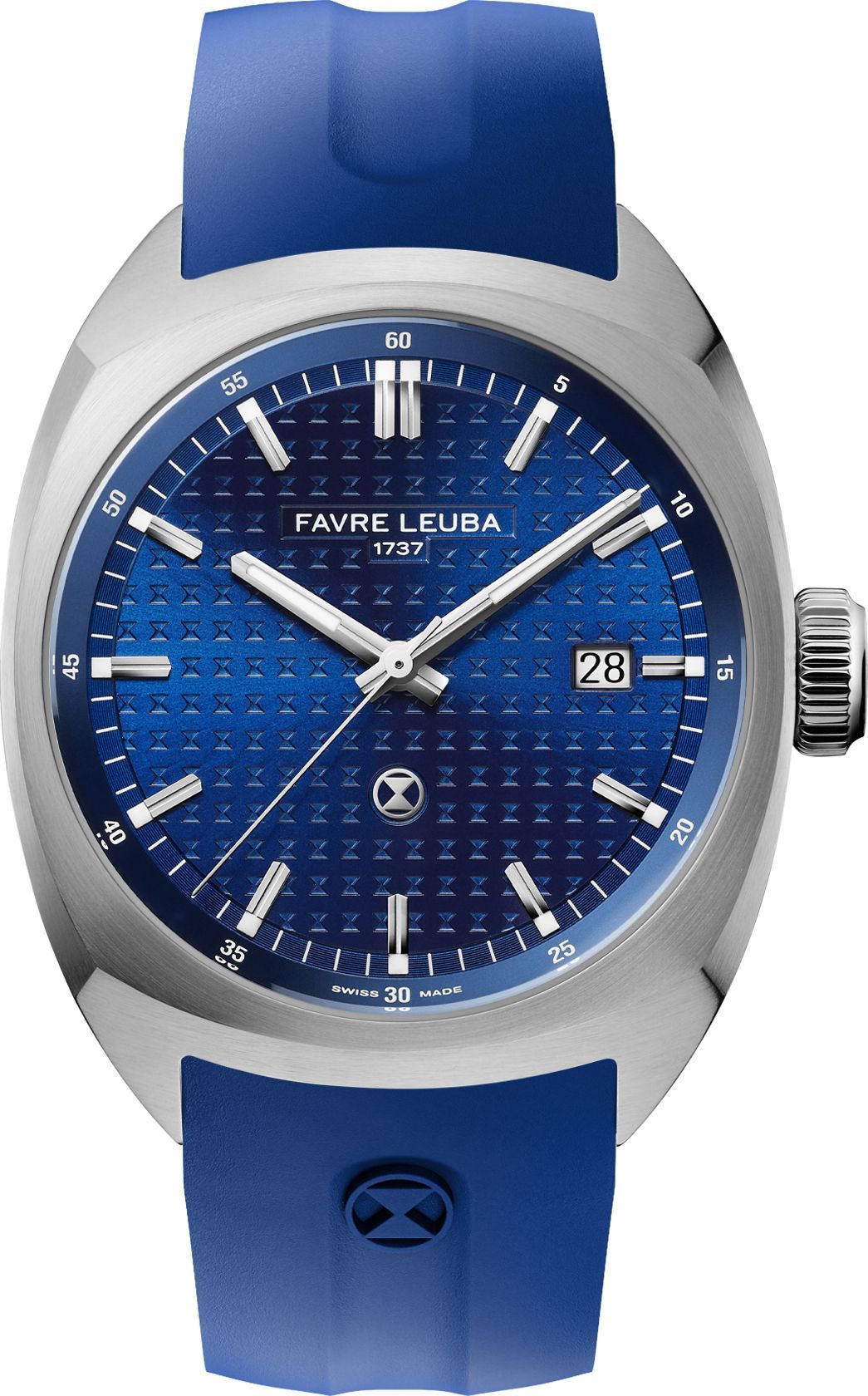 Favre Leuba Chief Chief Date Blue Dial 40 mm Automatic Watch For Men - 1
