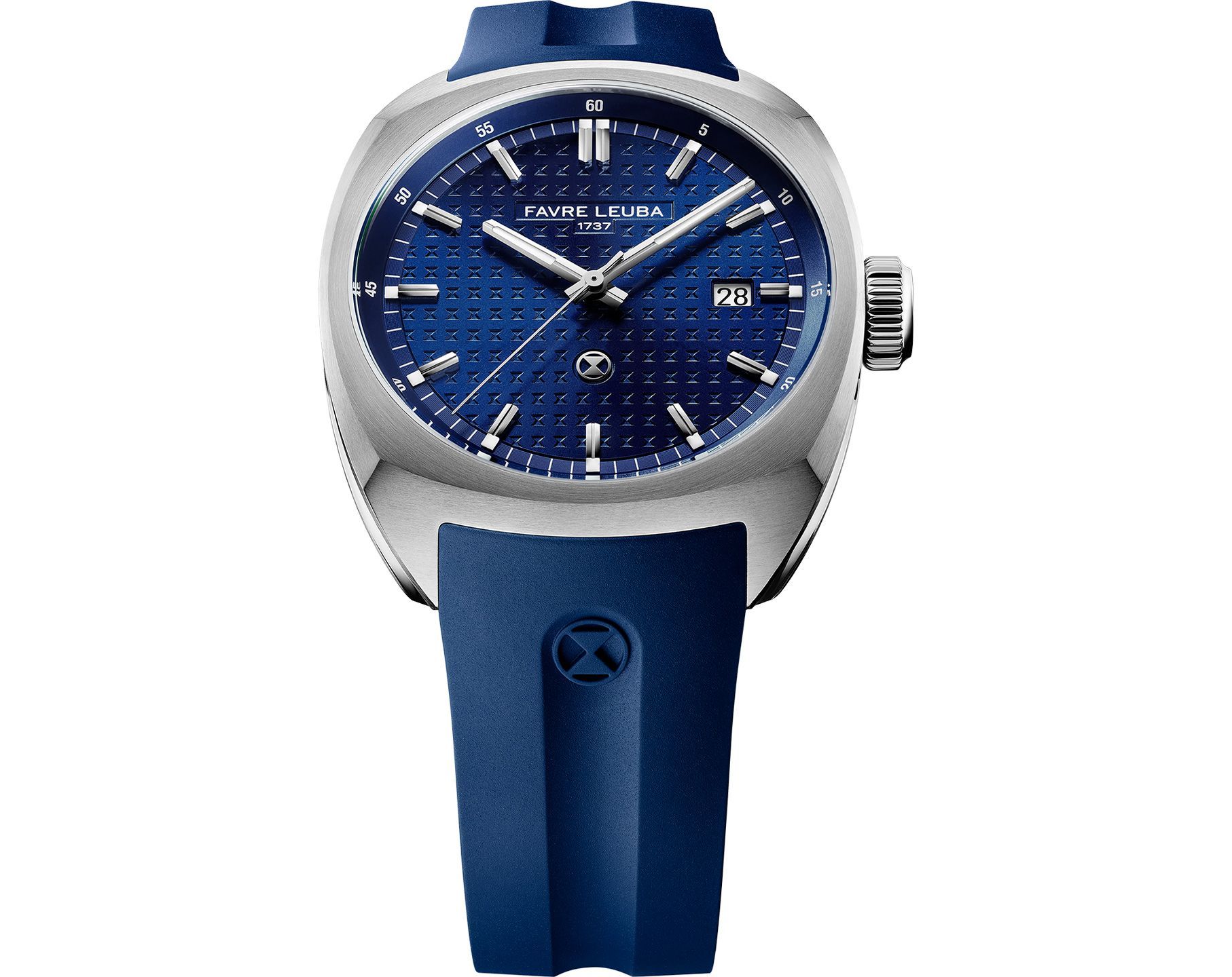 Favre Leuba Chief Chief Date Blue Dial 40 mm Automatic Watch For Men - 6
