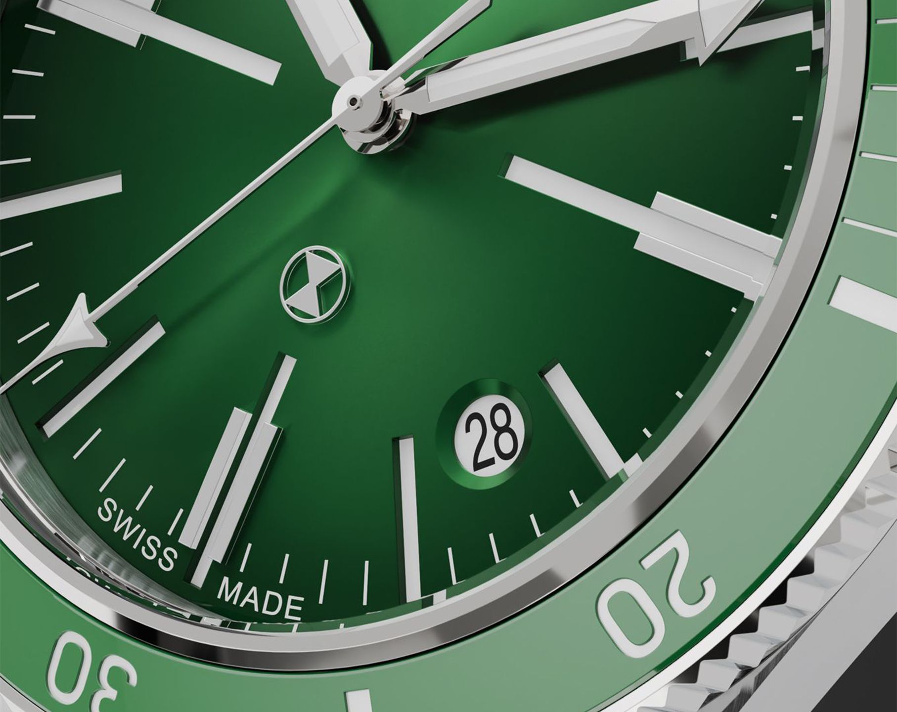 Favre Leuba Deep Blue Deep Blue Renaissance Green Dial 40 mm Automatic Watch For Men - 3