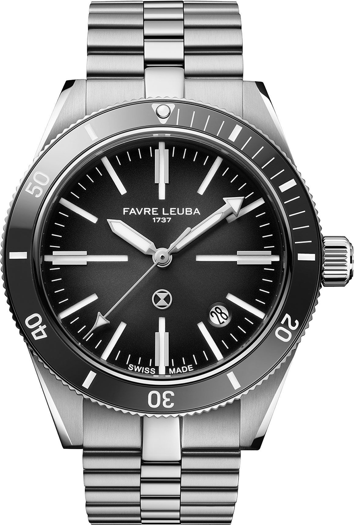 Favre Leuba Deep Blue Deep Blue Renaissance Grey Dial 40 mm Automatic Watch For Men - 1
