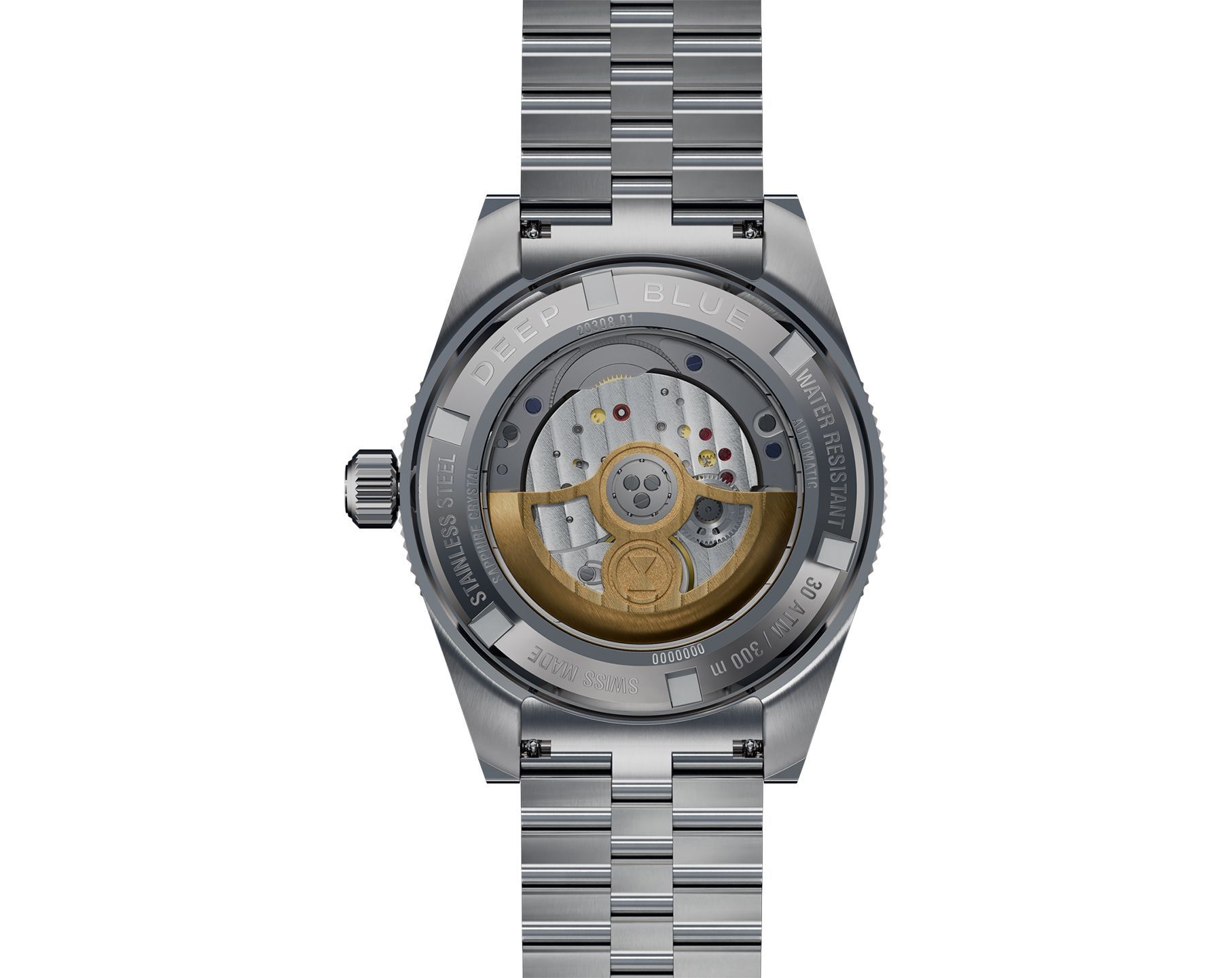 Favre Leuba Deep Blue Deep Blue Renaissance Grey Dial 40 mm Automatic Watch For Men - 8