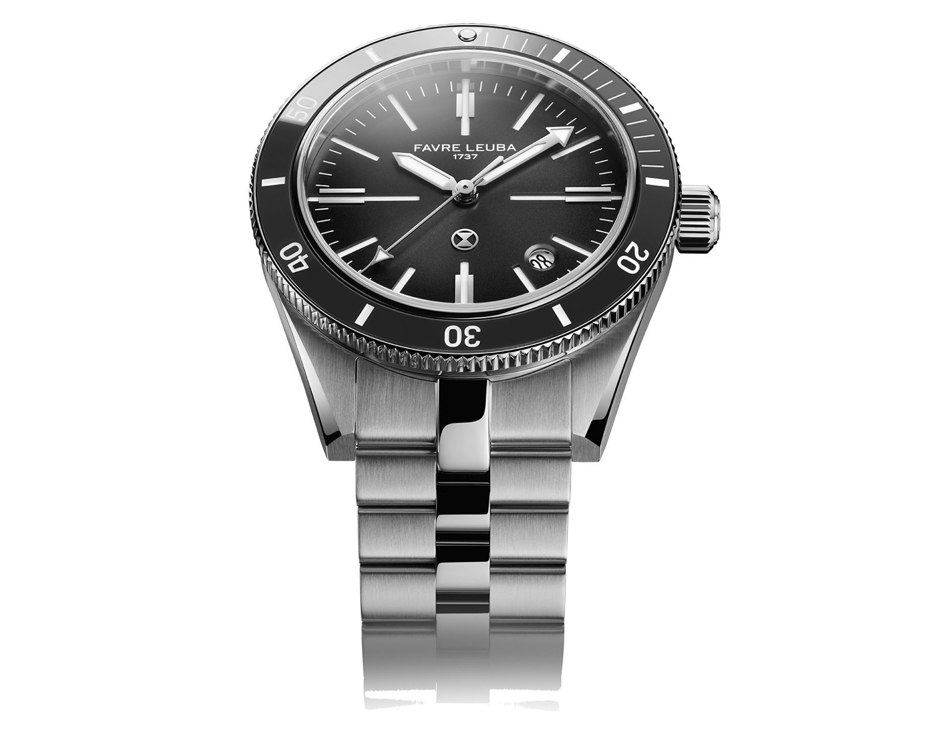 Favre Leuba Deep Blue Deep Blue Renaissance Grey Dial 40 mm Automatic Watch For Men - 5