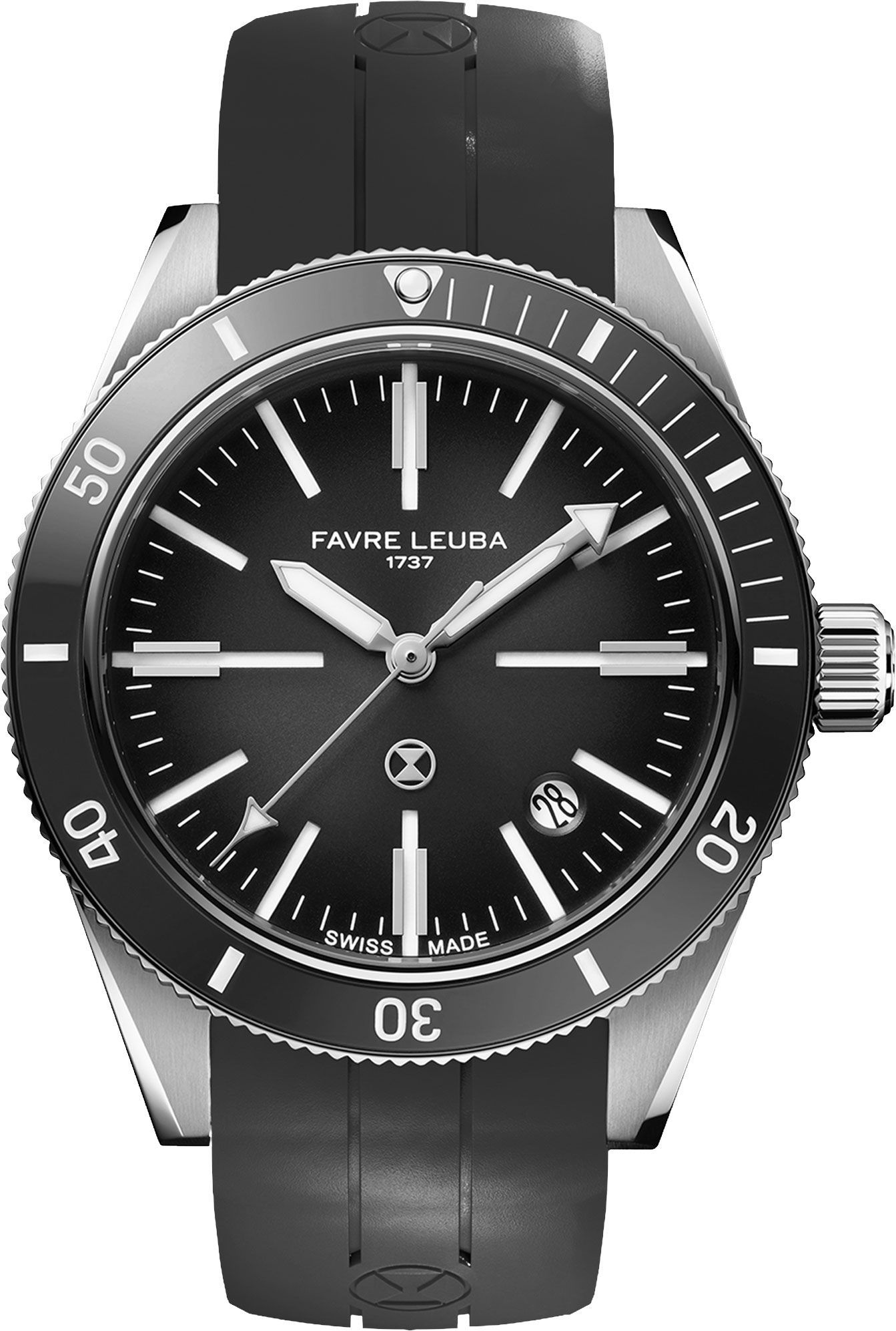 Favre Leuba Deep Blue Deep Blue Renaissance Grey Dial 40 mm Automatic Watch For Men - 1
