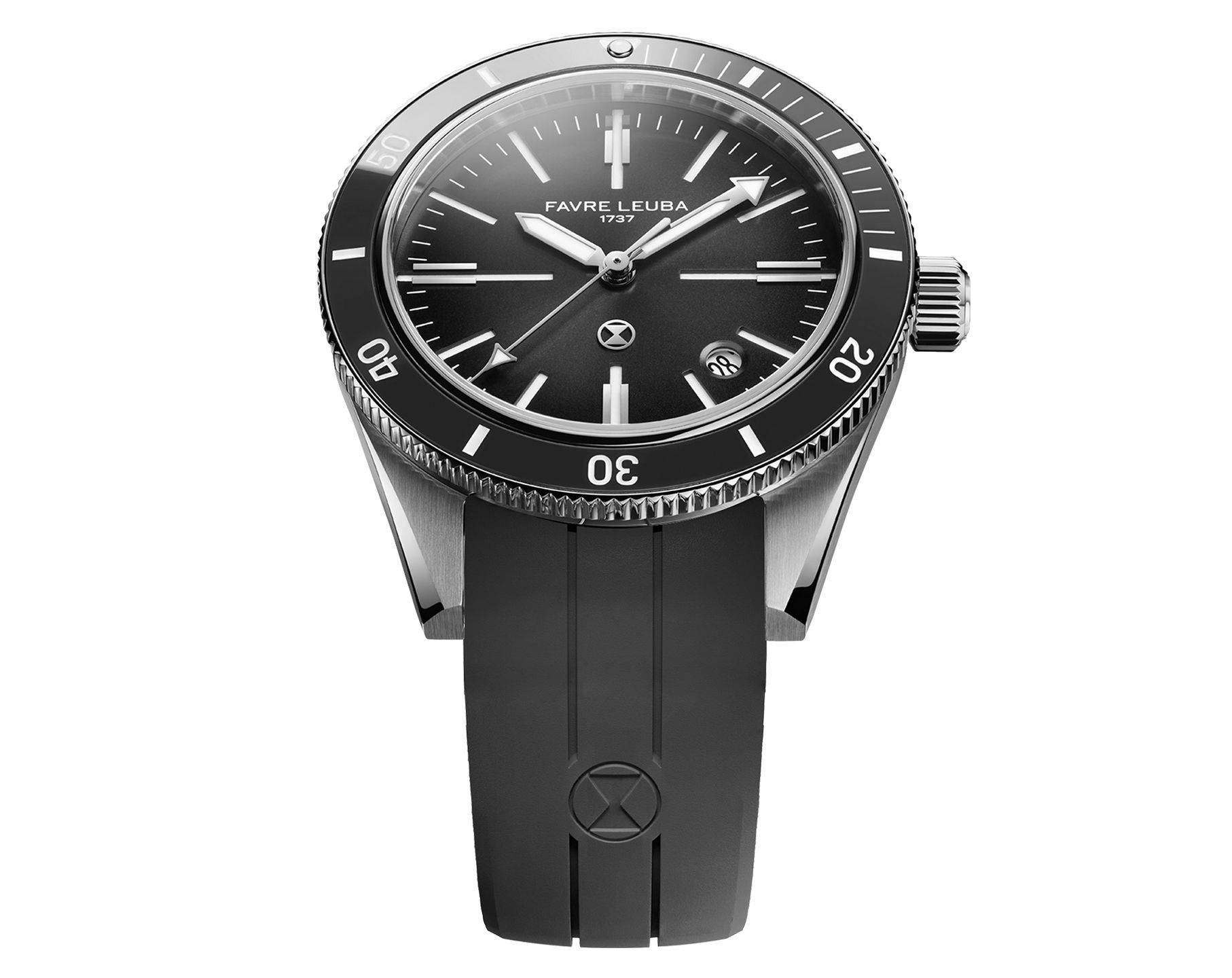 Favre Leuba Deep Blue Deep Blue Renaissance Grey Dial 40 mm Automatic Watch For Men - 3