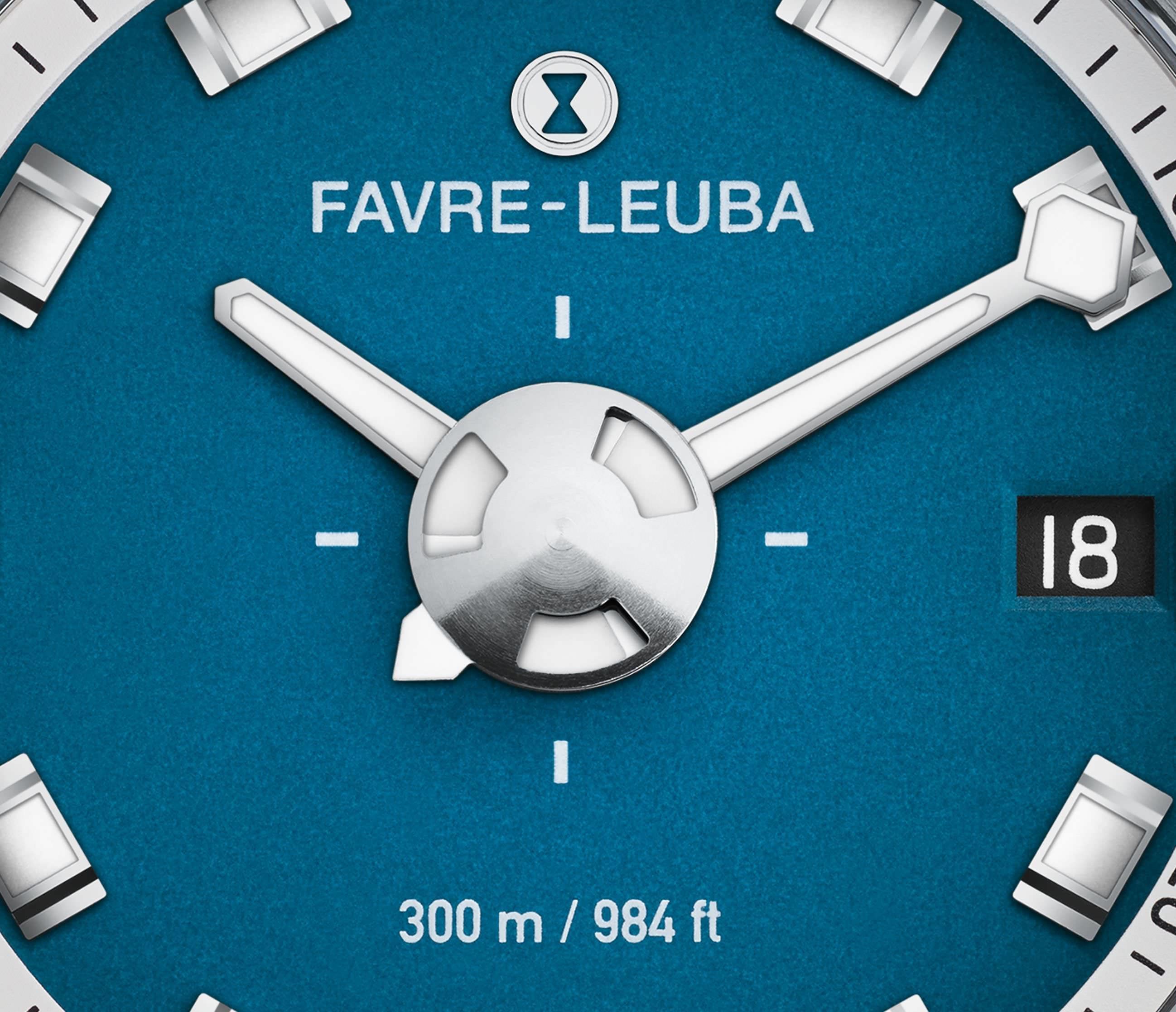 Favre Leuba Raider Deep Blue  Blue Dial 41 mm Automatic Watch For Men - 3