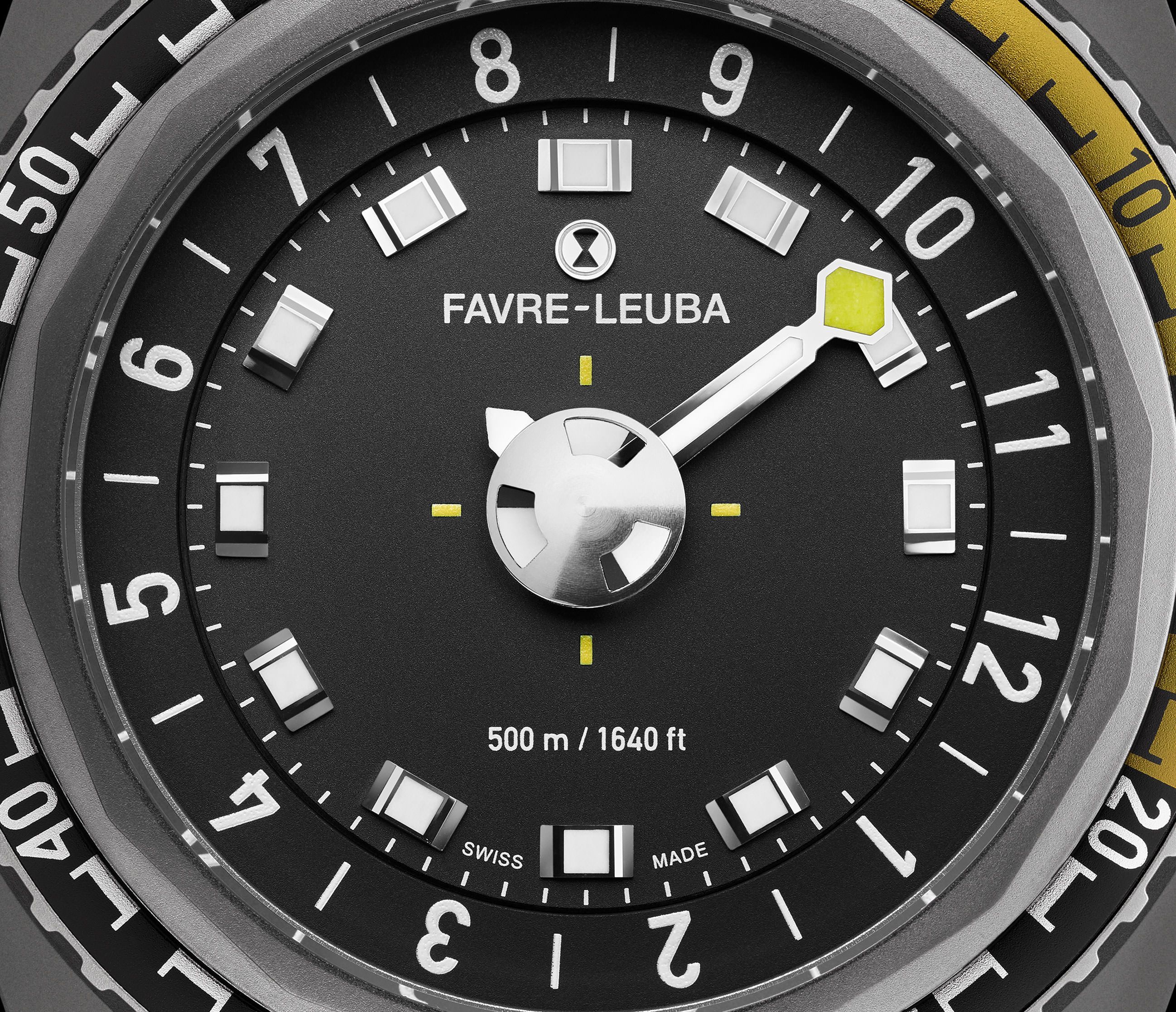 Favre Leuba Raider Harpoon  Black Dial 46 mm Automatic Watch For Men - 3