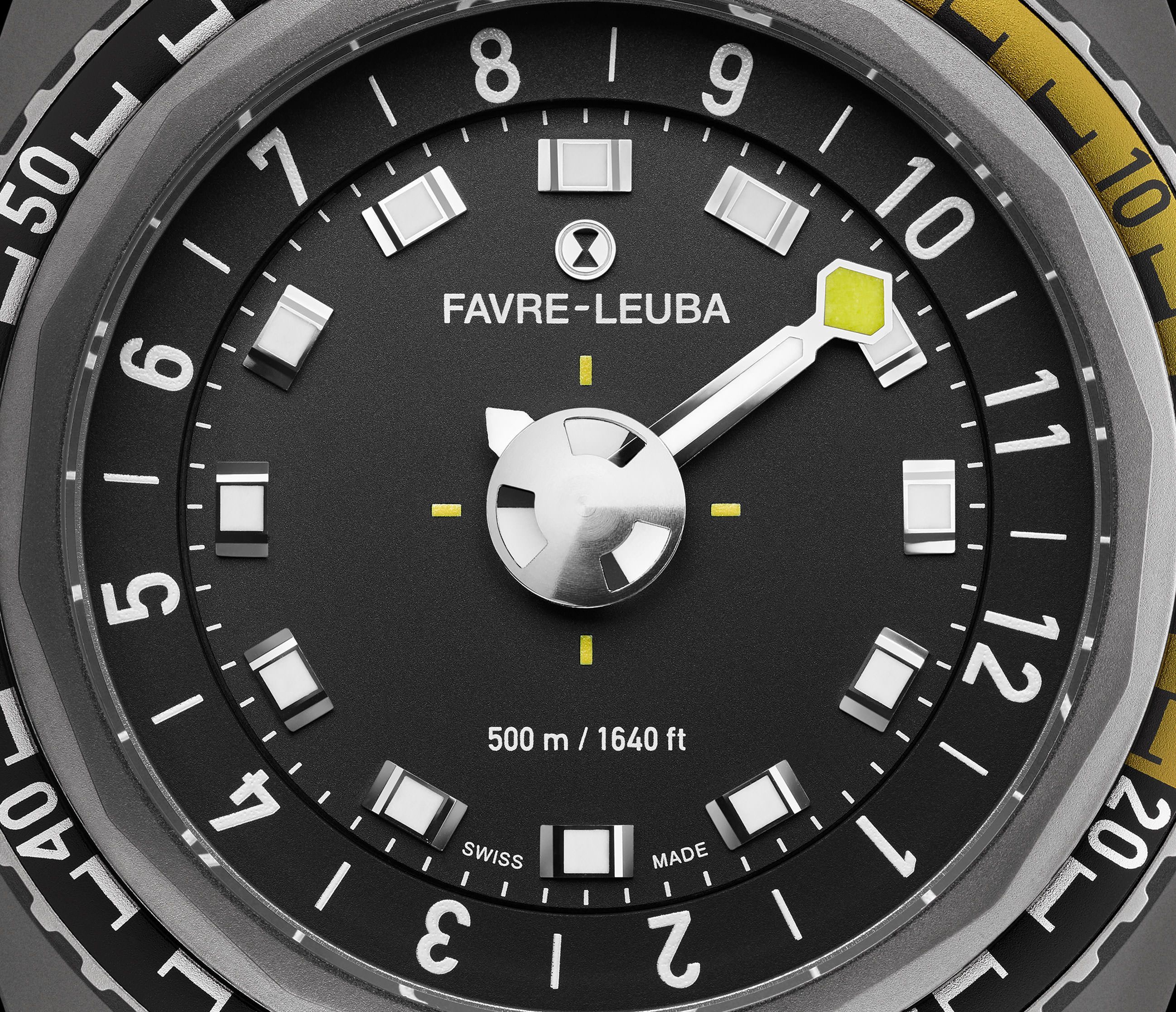 Favre Leuba  46 mm Watch in Black Dial For Men - 3