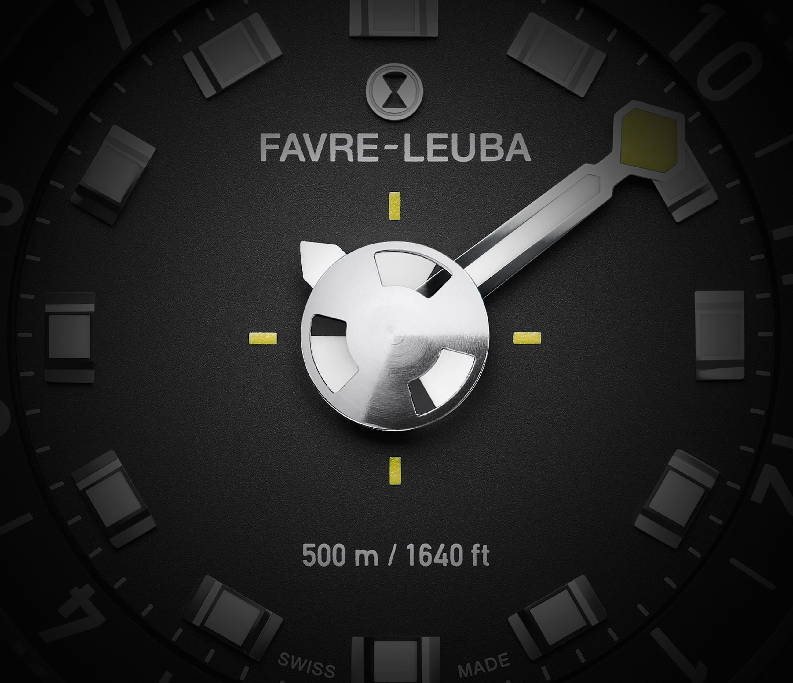 Favre Leuba  46 mm Watch in Black Dial For Men - 5