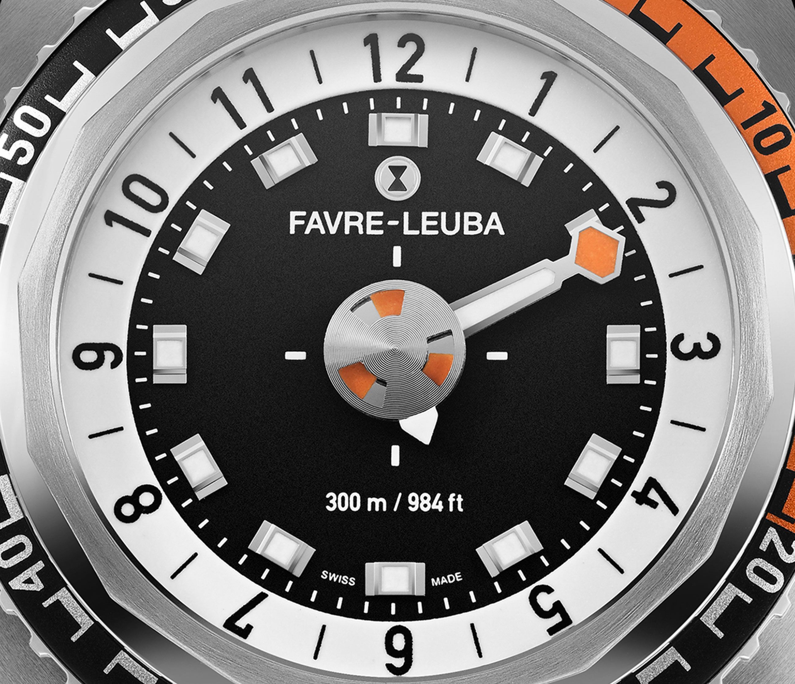 Favre Leuba Raider Harpoon  Black Dial 42 mm Automatic Watch For Men - 3