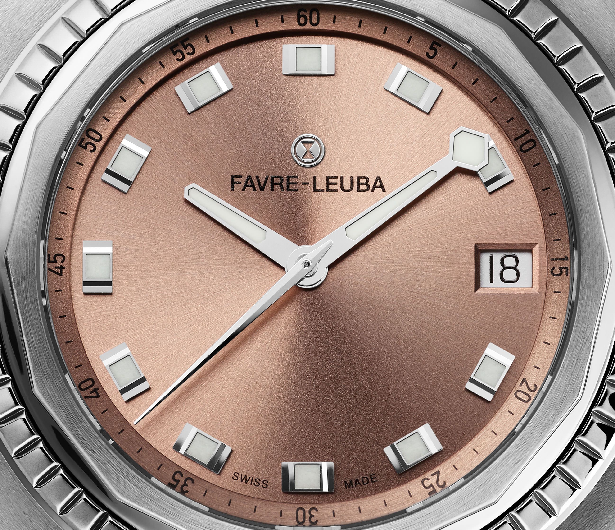 Favre Leuba Raider Sea Bird  Copper Dial 37 mm Automatic Watch For Women - 3
