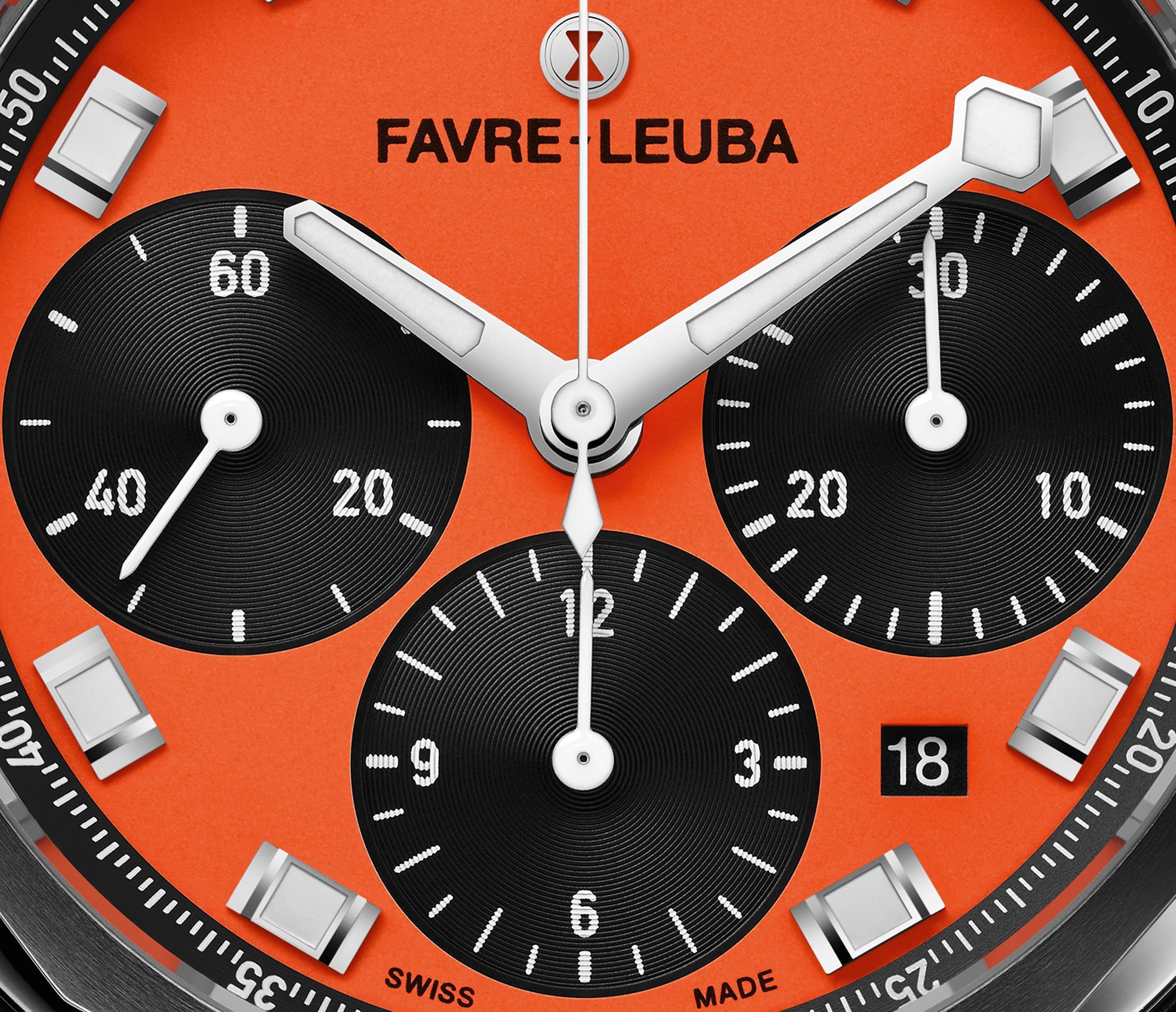 Favre Leuba Raider Sea Sky  Orange Dial 44 mm Automatic Watch For Men - 2