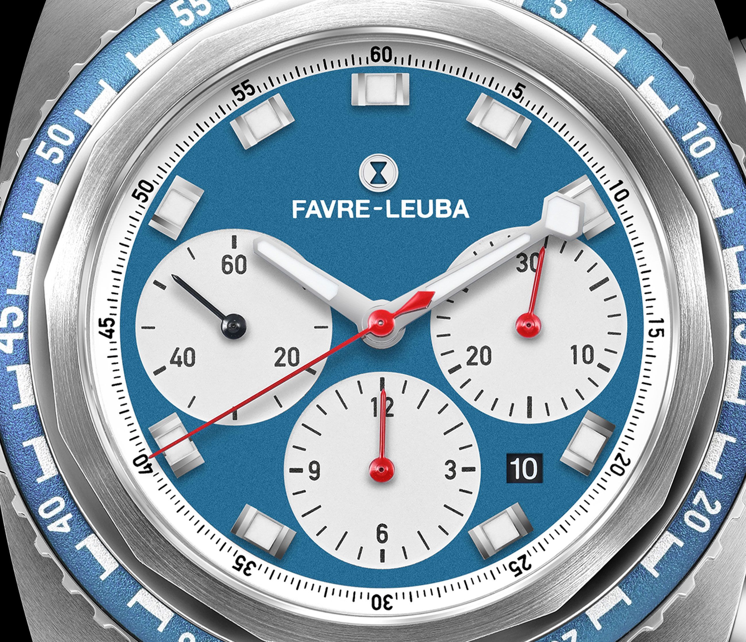 Favre Leuba Raider Sea Sky  Blue Dial 44 mm Automatic Watch For Men - 7