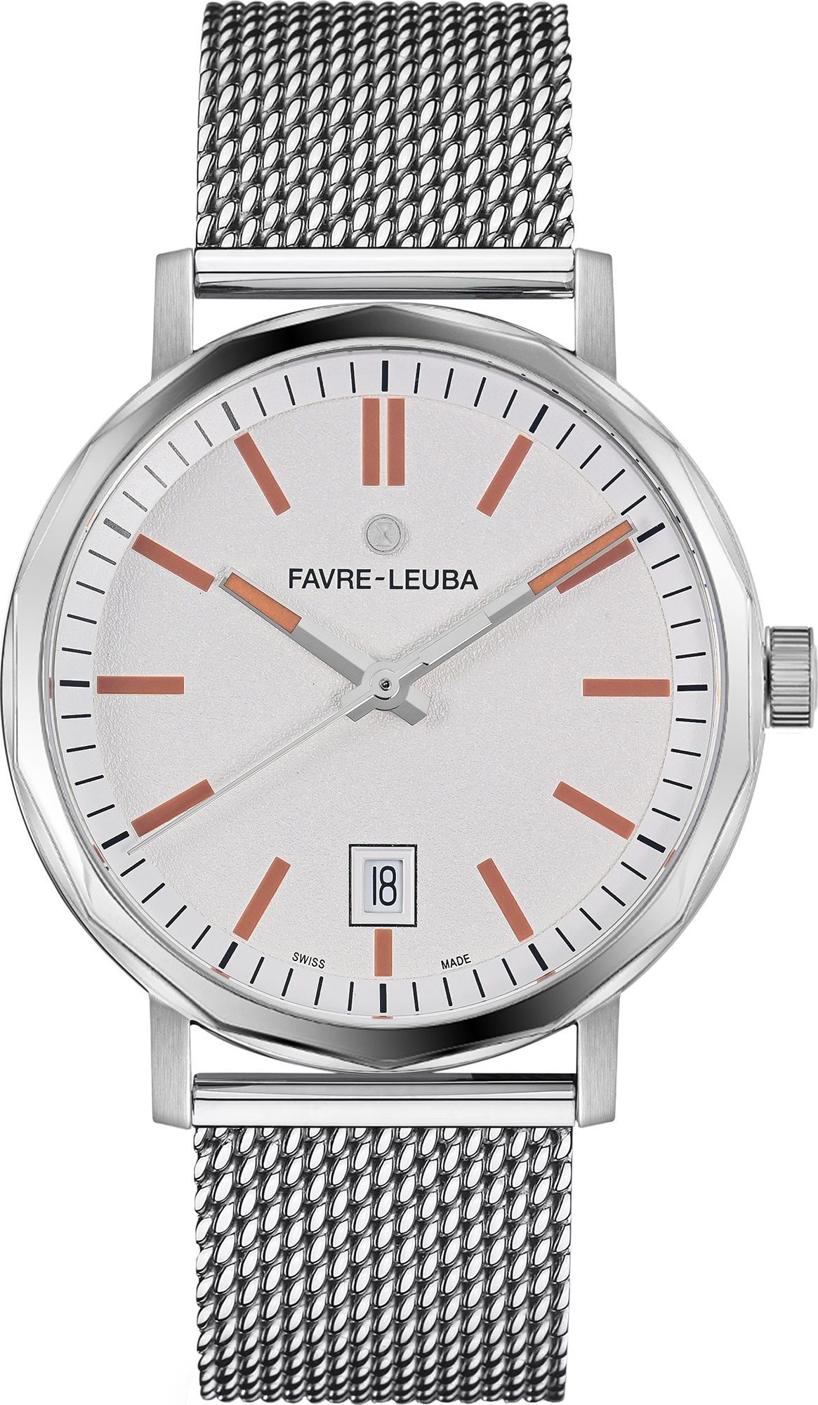 Favre Leuba Sandow  White Dial 40 mm Automatic Watch For Men - 1