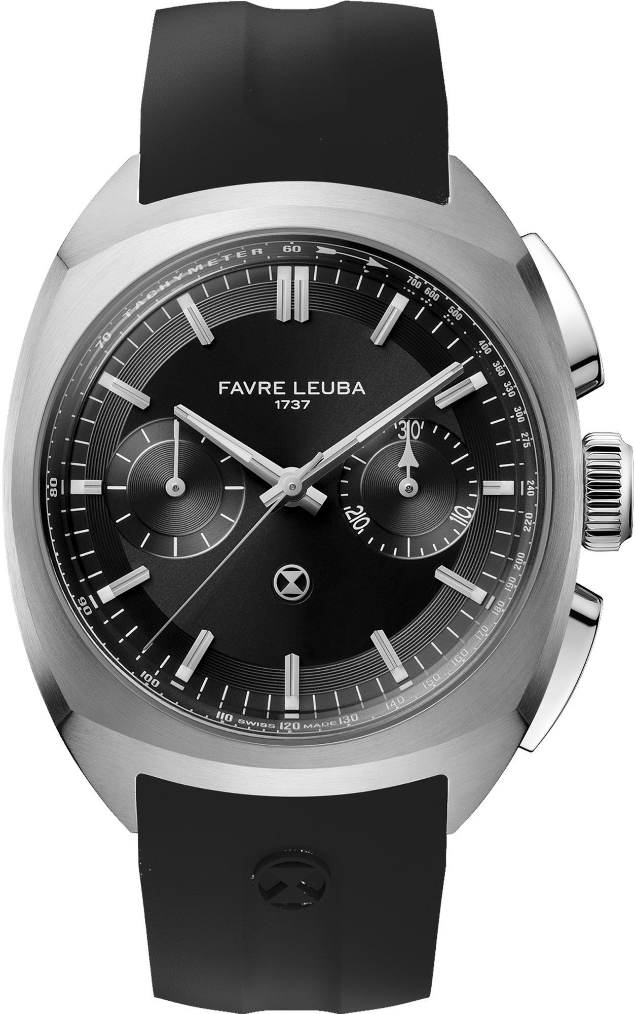 Favre Leuba Chief Chief Chronograph Black Dial 41 mm Automatic Watch For Men - 1