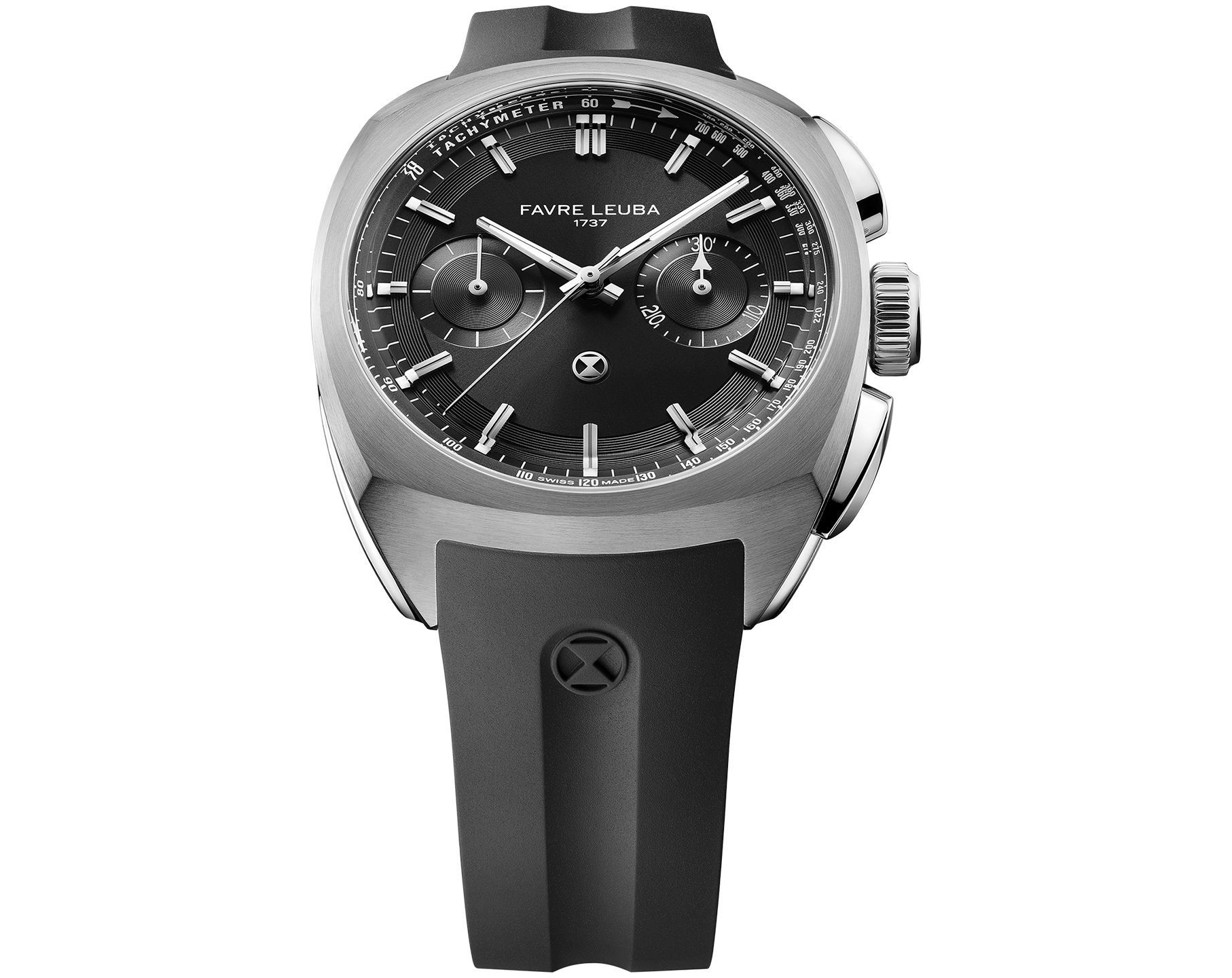 Favre Leuba Chief Chief Chronograph Black Dial 41 mm Automatic Watch For Men - 9