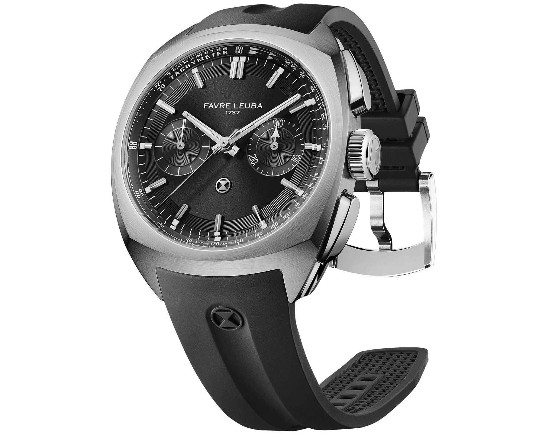 Favre Leuba Chief Chief Chronograph Black Dial 41 mm Automatic Watch For Men - 8