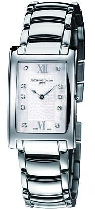 Frederique Constant Slimline Mini White Dial 39 mm Quartz Watch For Women - 1
